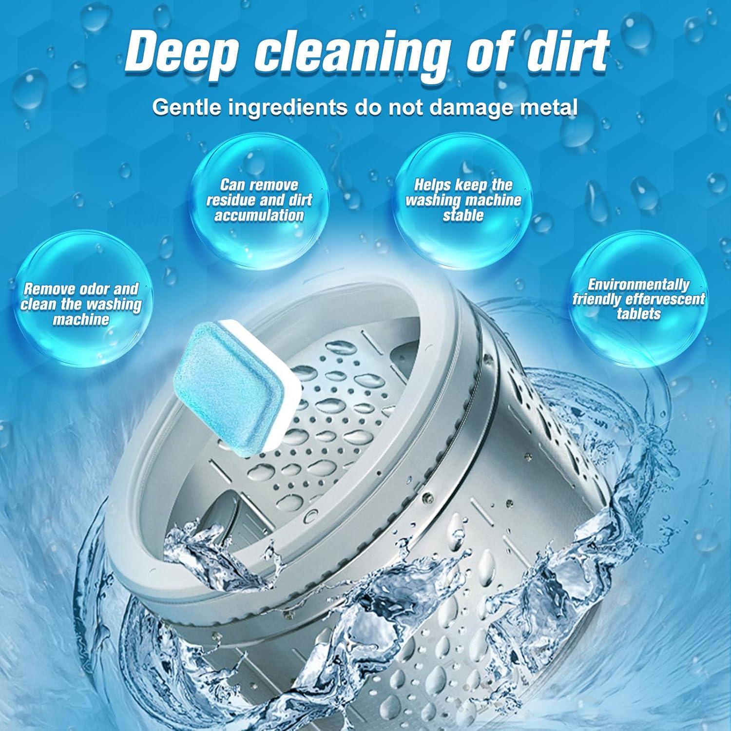 Limpiador de Lavadora FOAMSPLASHS Foam 6 Tabletas 120g Azul