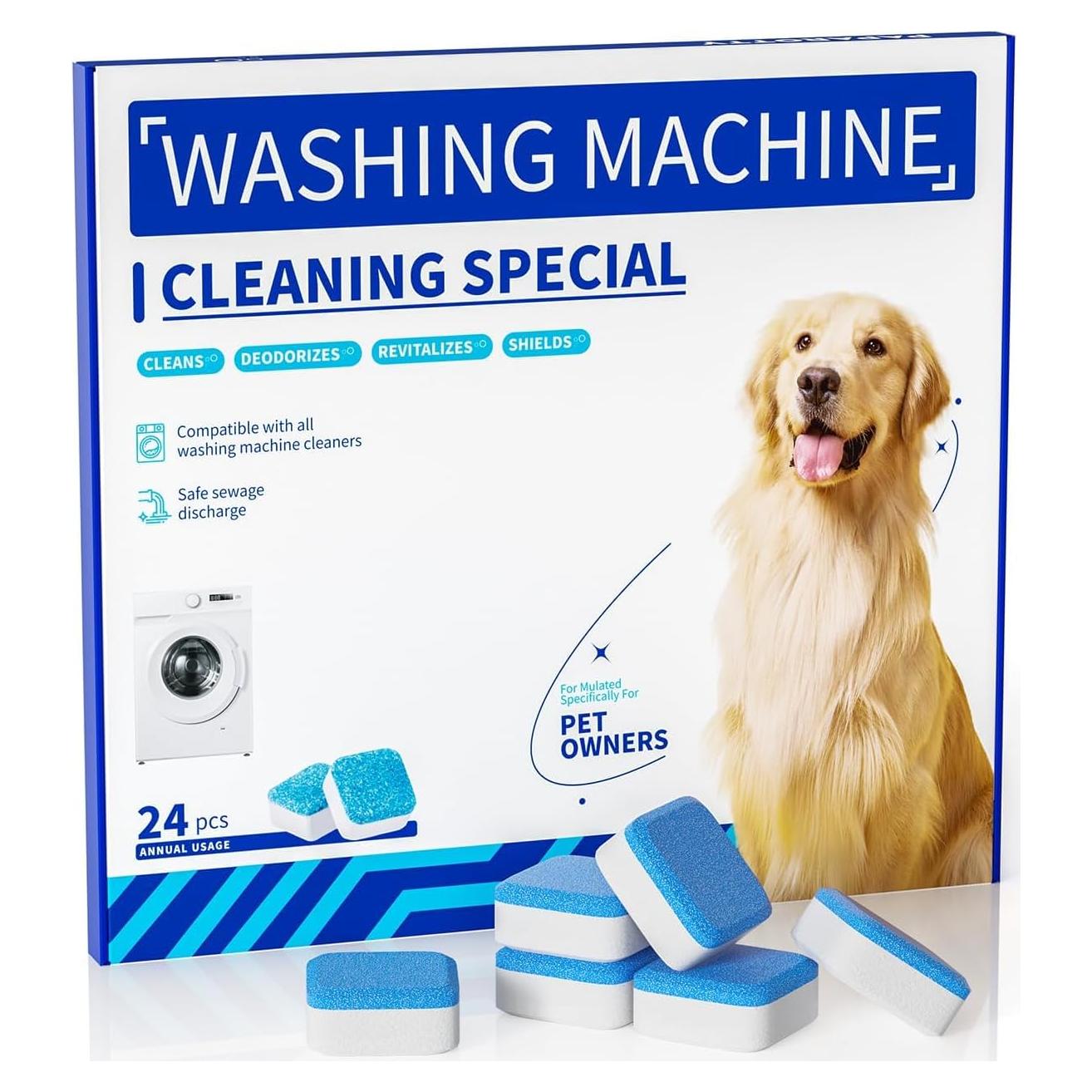 Tabletas Limpiadoras para Lavadora PAPAROTTY - 24 Unidades