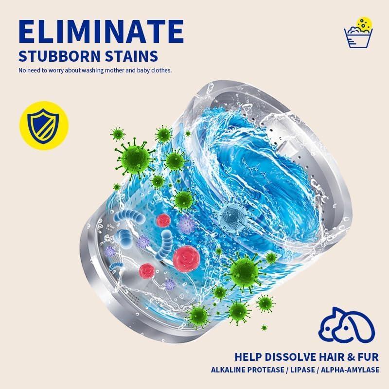 Tabletas Limpiadoras para Lavadora PAPAROTTY - 24 Unidades