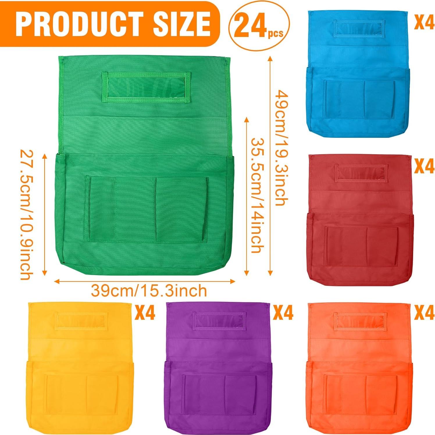 Organizador de Sillas Phepetroll 24 PCS Multicolor 38.9x49 cm