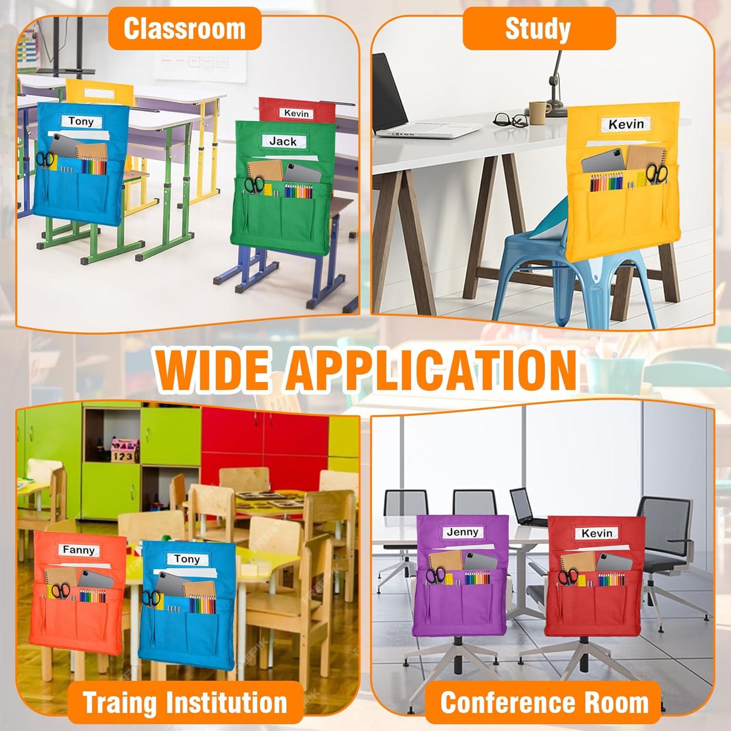 Organizador de Sillas Phepetroll 24 PCS Multicolor 38.9x49 cm