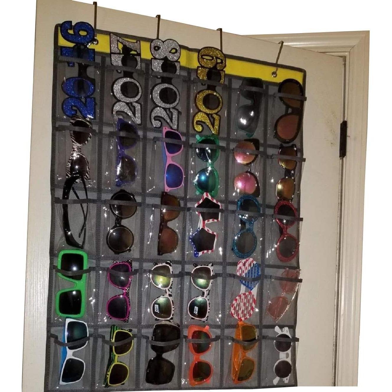 Organizador de bolsillo ANIZER 30 bolsillos 57.9x85.8cm Gris