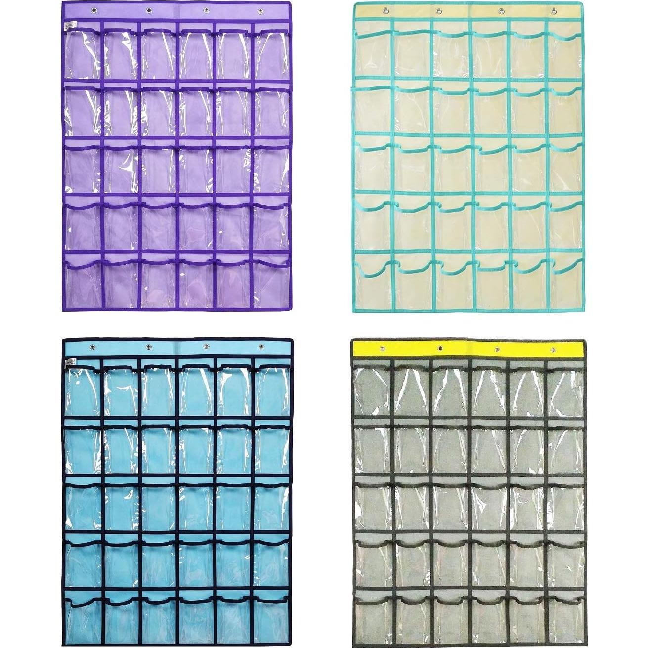 Organizador de bolsillo ANIZER 30 bolsillos 57.9x85.8cm Gris