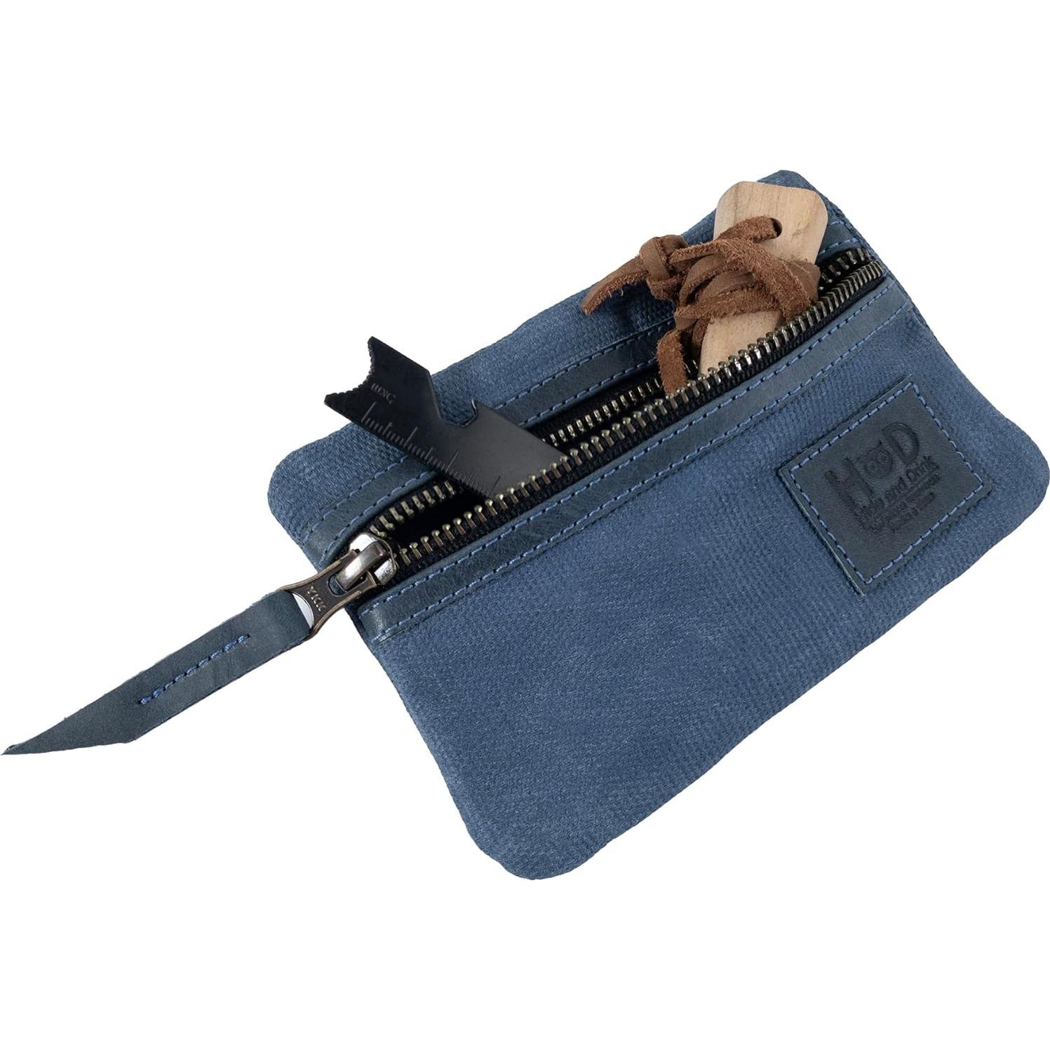 Bolsa de Herramientas Compacta Hide & Drink, Lona Encerada, Azul