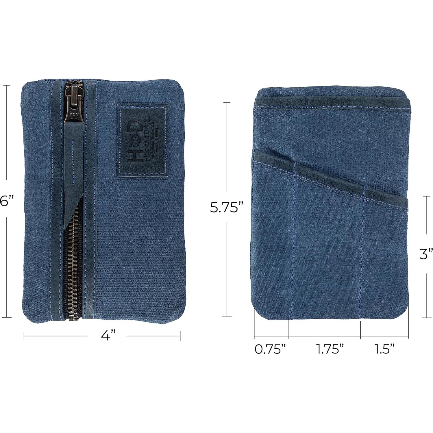 Bolsa de Herramientas Compacta Hide & Drink, Lona Encerada, Azul