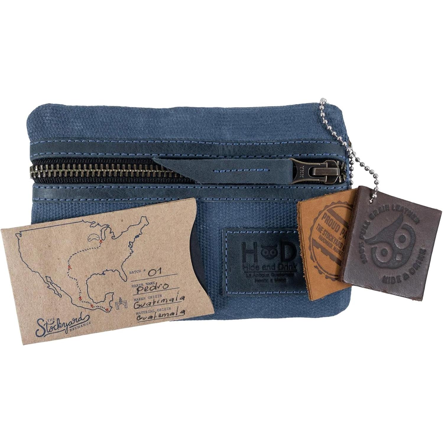 Bolsa de Herramientas Compacta Hide & Drink, Lona Encerada, Azul