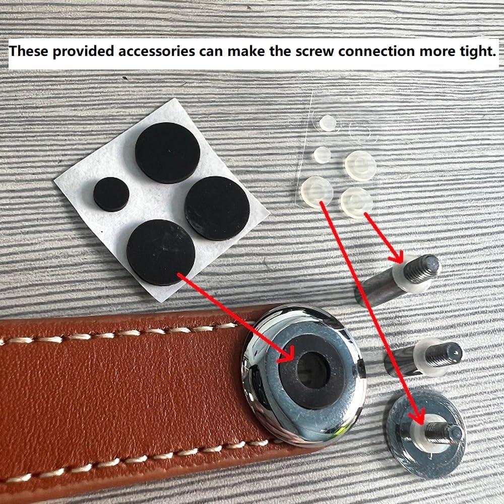 Soporte de Llaves Compacto ERCRYSTO - Organizador de Cuero Rojo