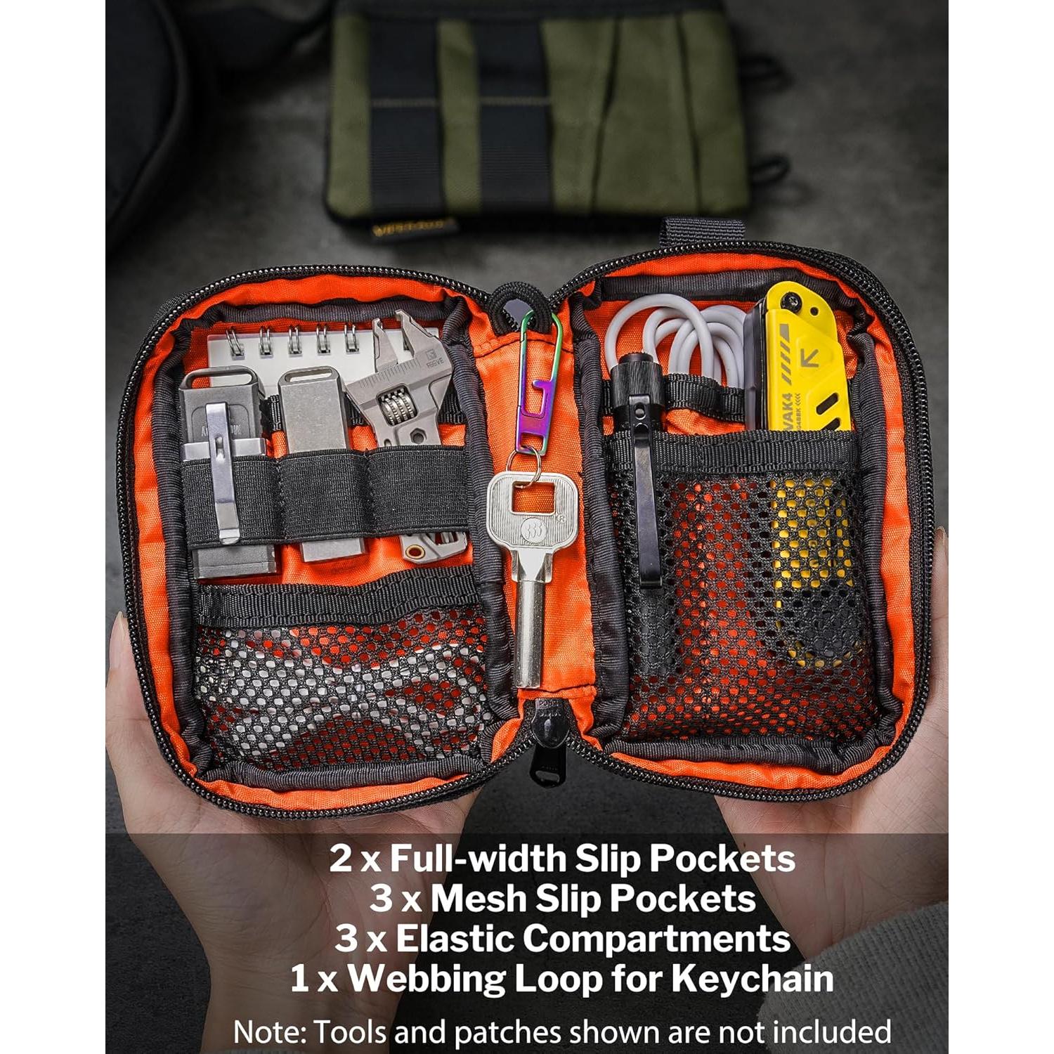 Organizador EDC VIPERADE VE26 Naranja 11 Compartimentos