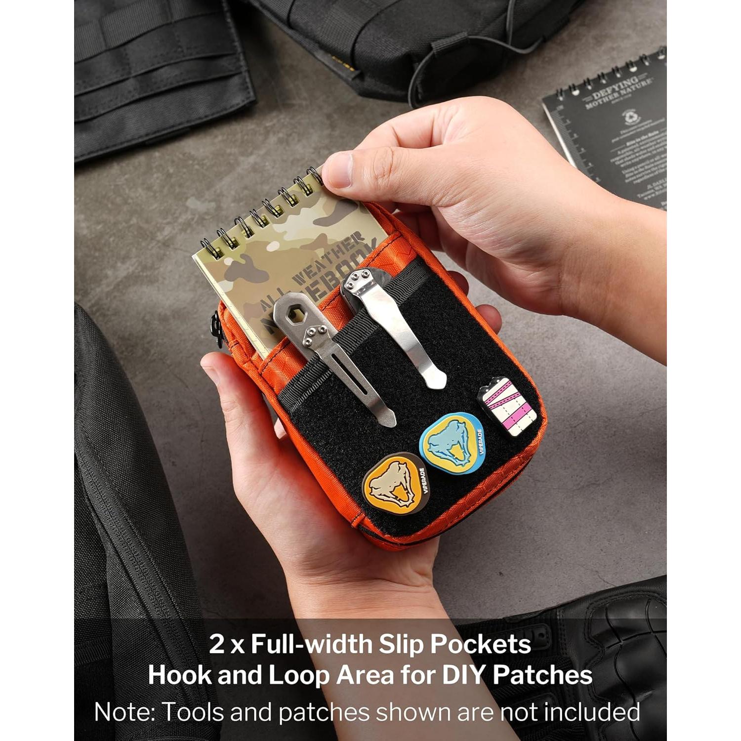 Organizador EDC VIPERADE VE26 Naranja 11 Compartimentos