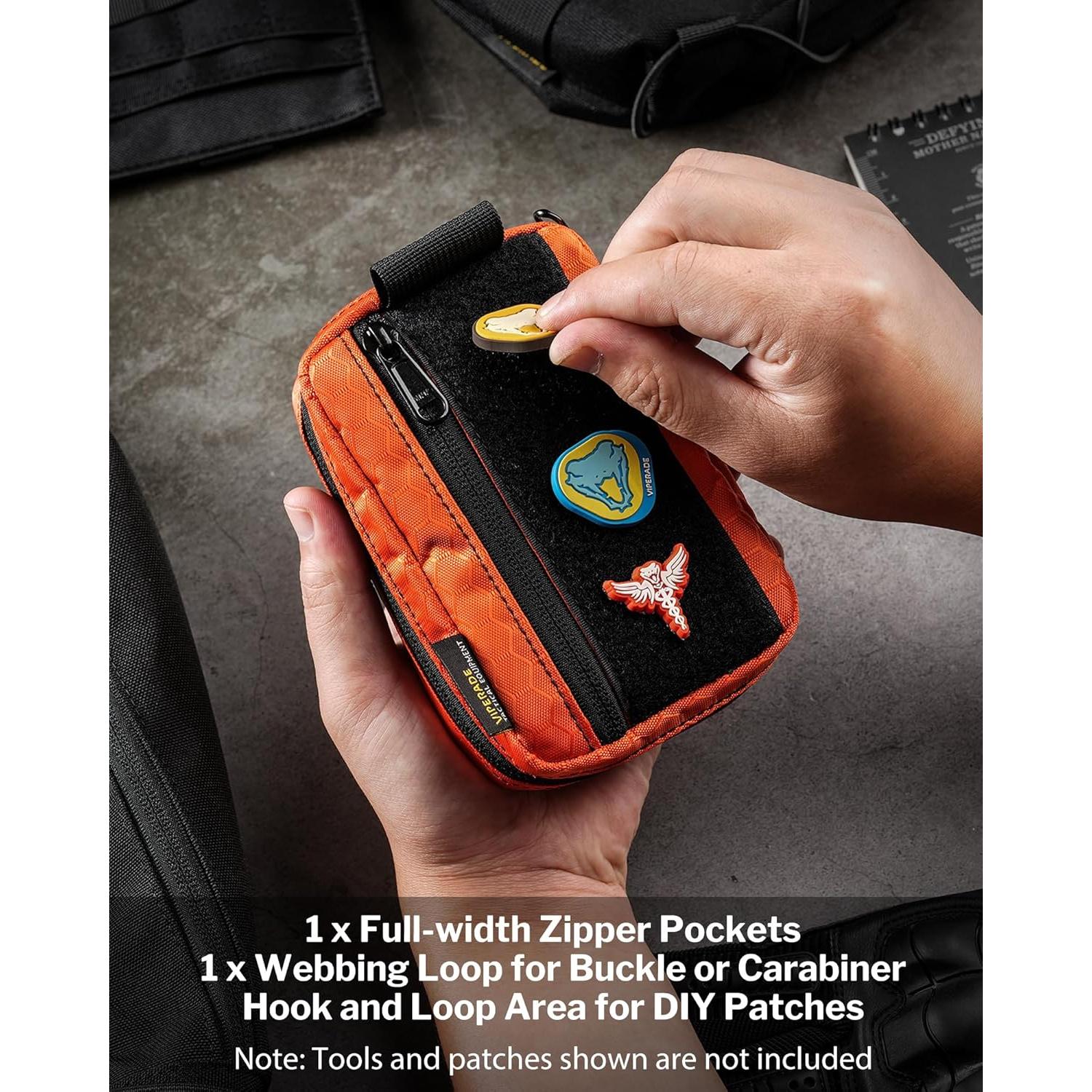 Organizador EDC VIPERADE VE26 Naranja 11 Compartimentos