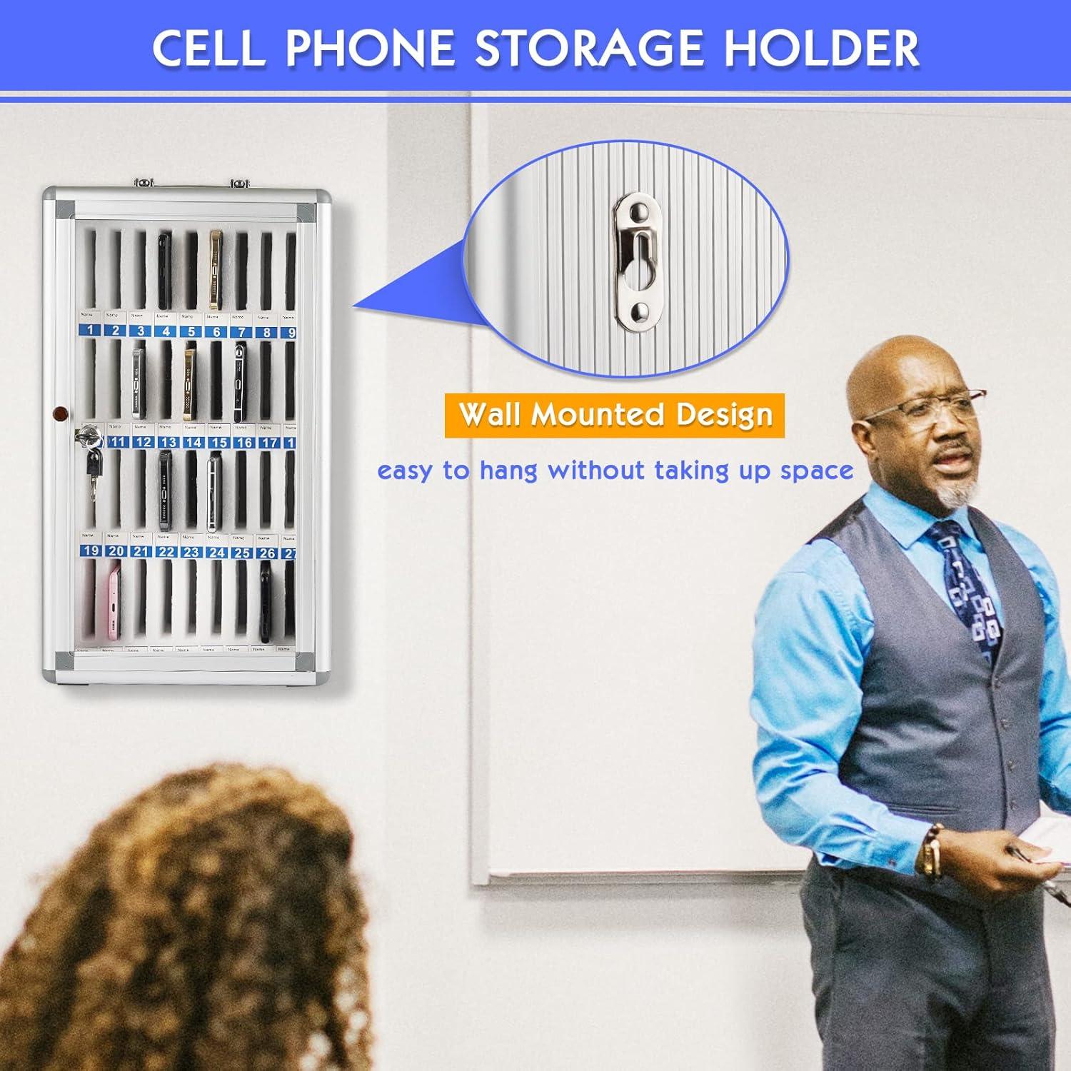 Gabinete de Almacenamiento Ozzptuu 36 Compartimentos para Teléfonos