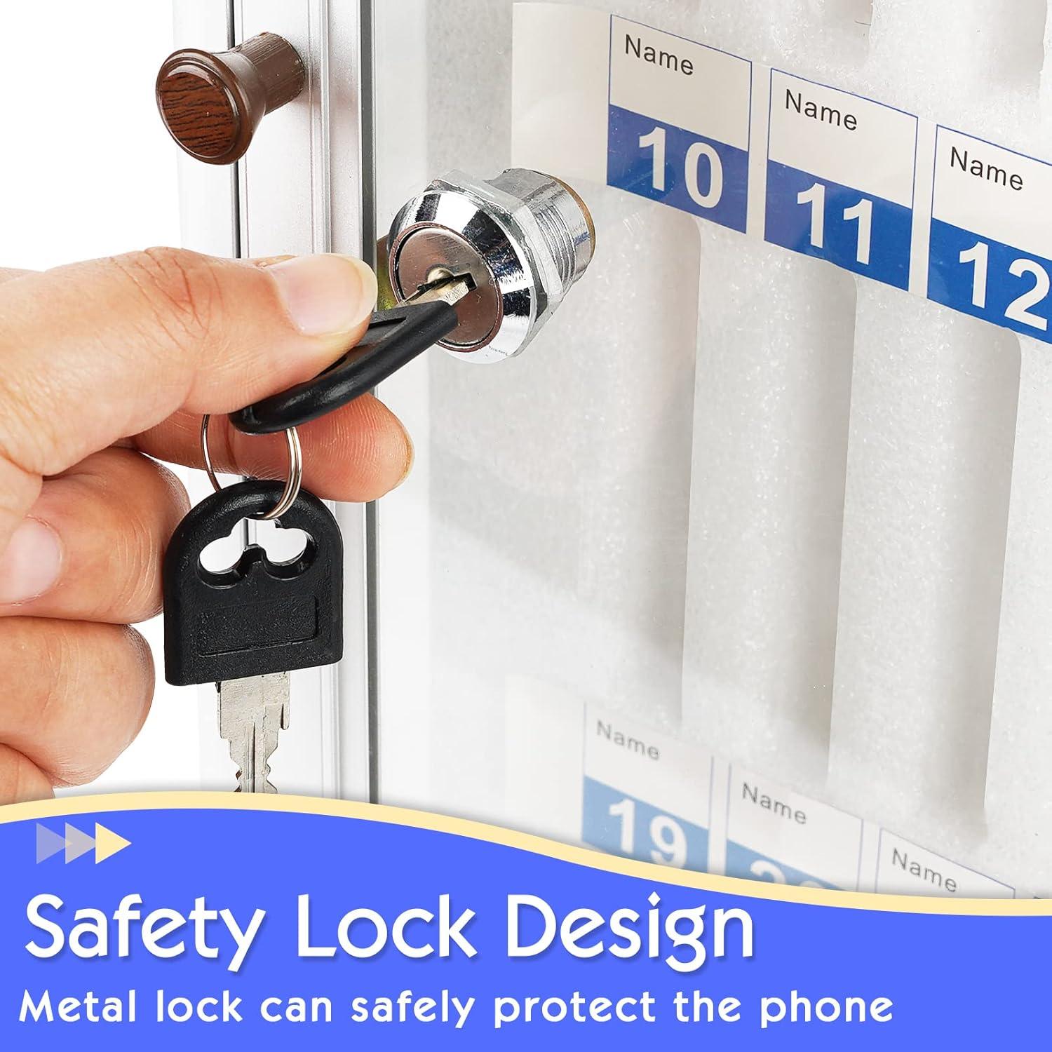 Gabinete de Almacenamiento Ozzptuu 36 Compartimentos para Teléfonos