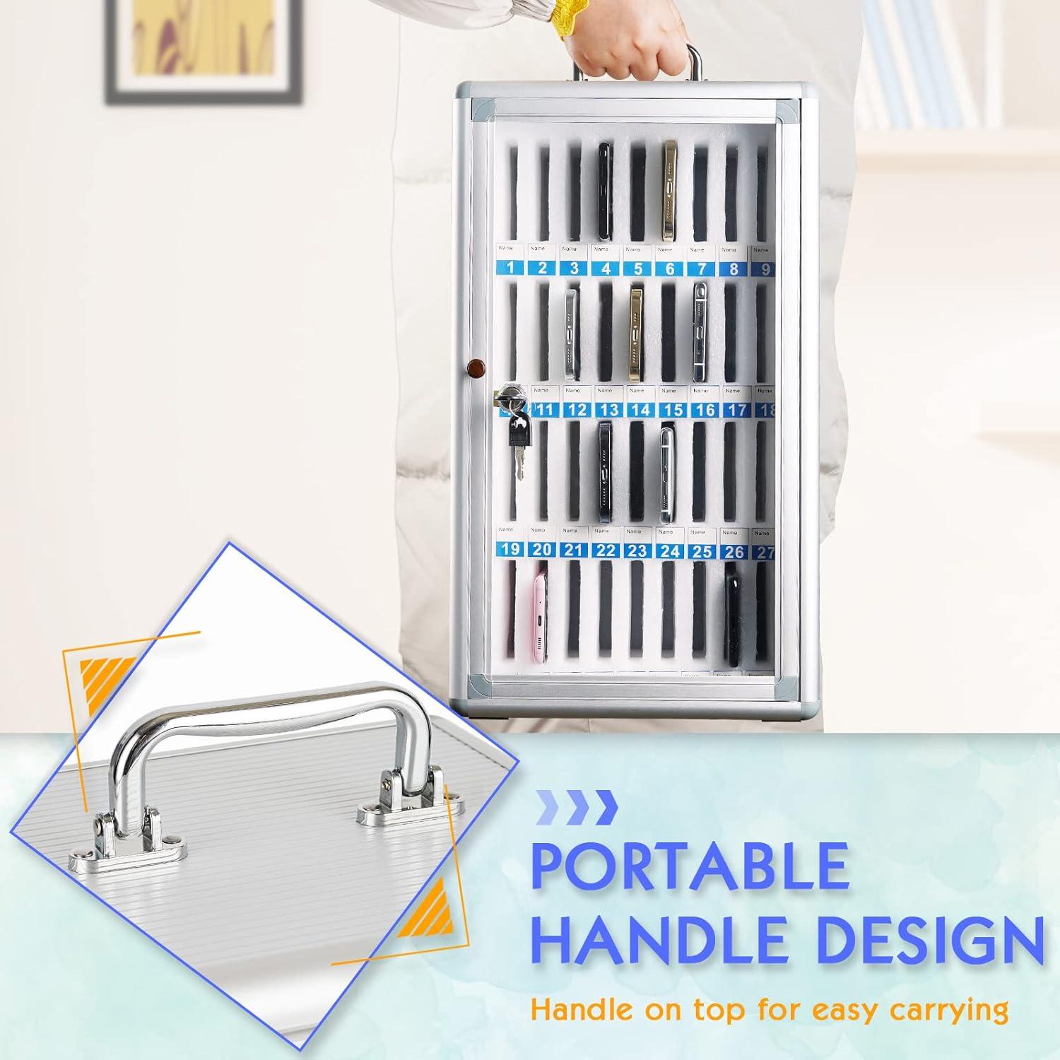 Gabinete de Almacenamiento Ozzptuu 36 Compartimentos para Teléfonos