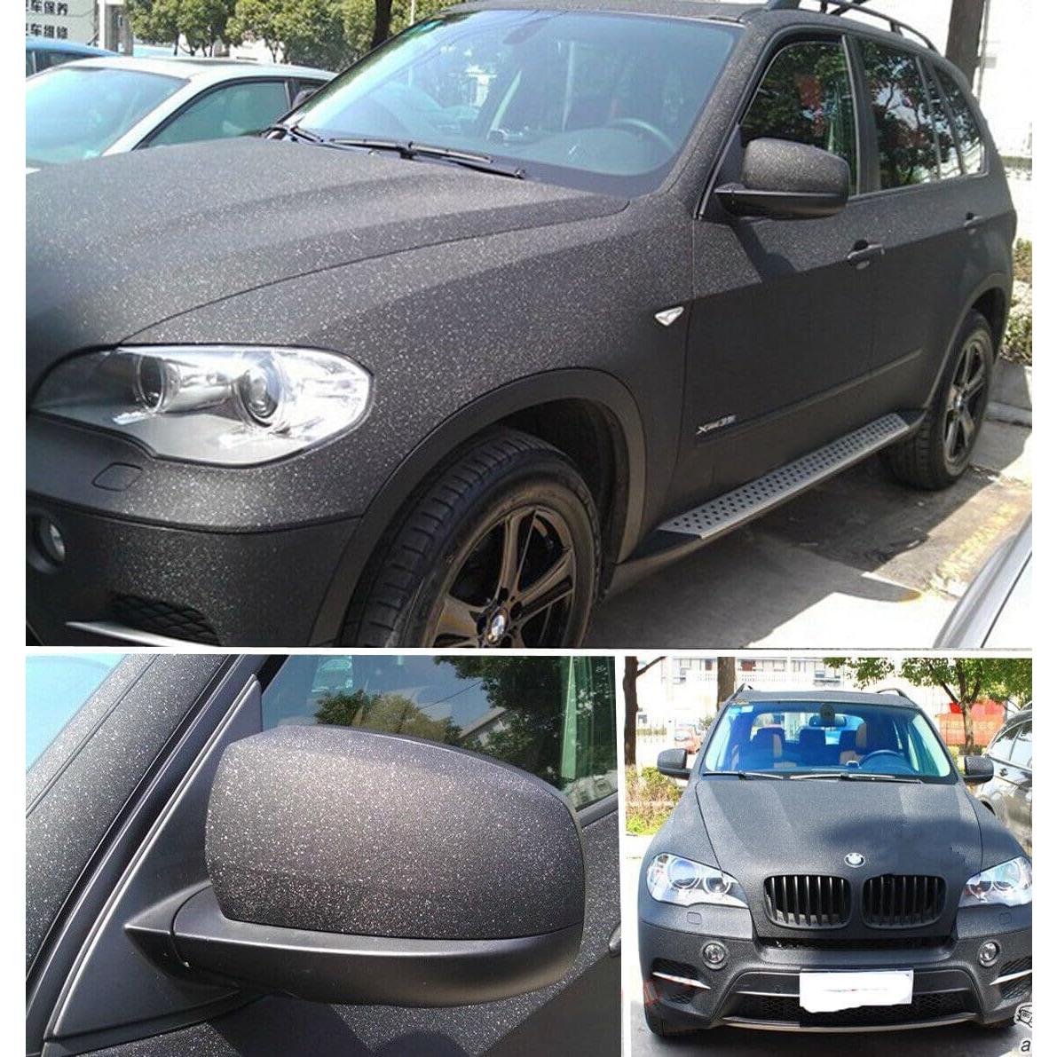 Vinilo Adhesivo Mate LZLRUN 30.48x152.4cm Negro Decorativo