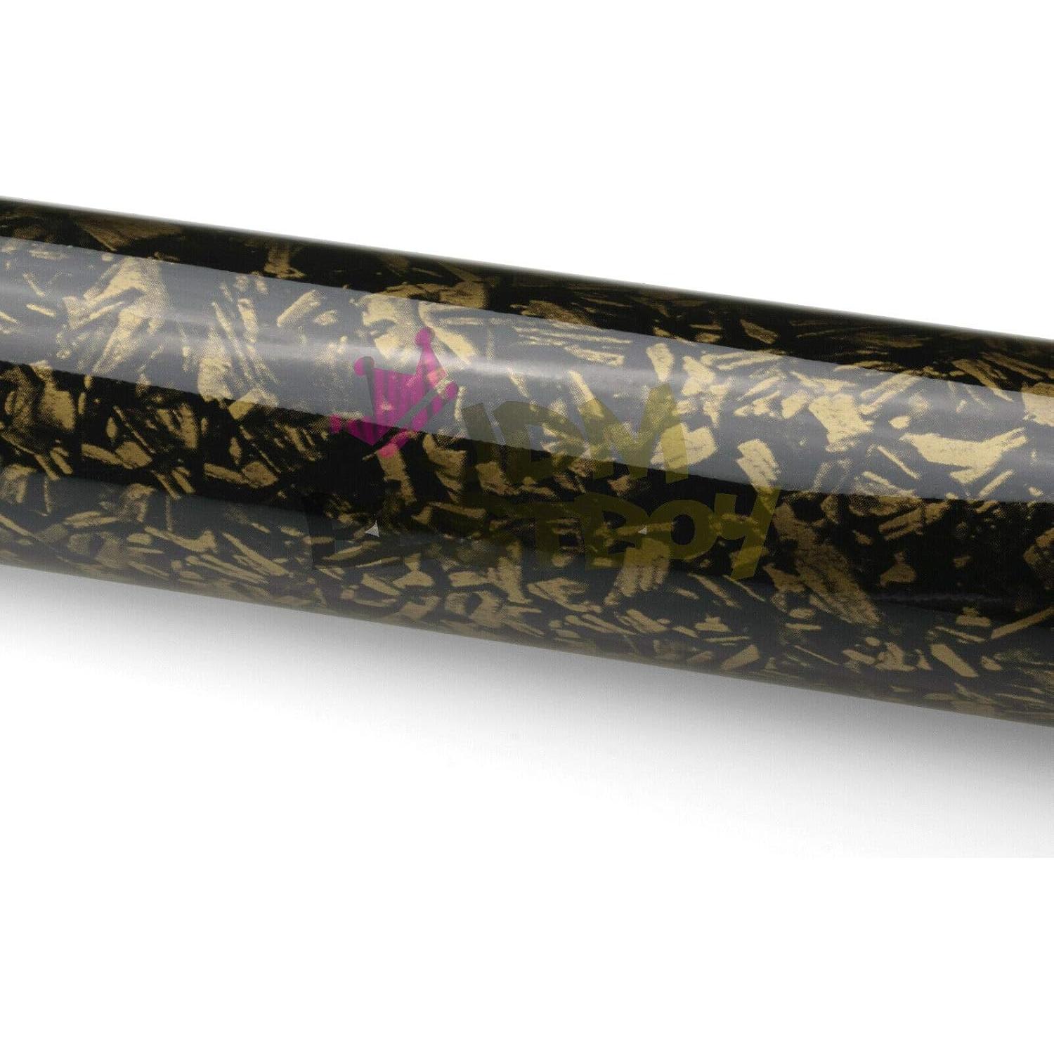 Vinilo de fibra de carbono dorado 61x152cm JDMBESTBOY