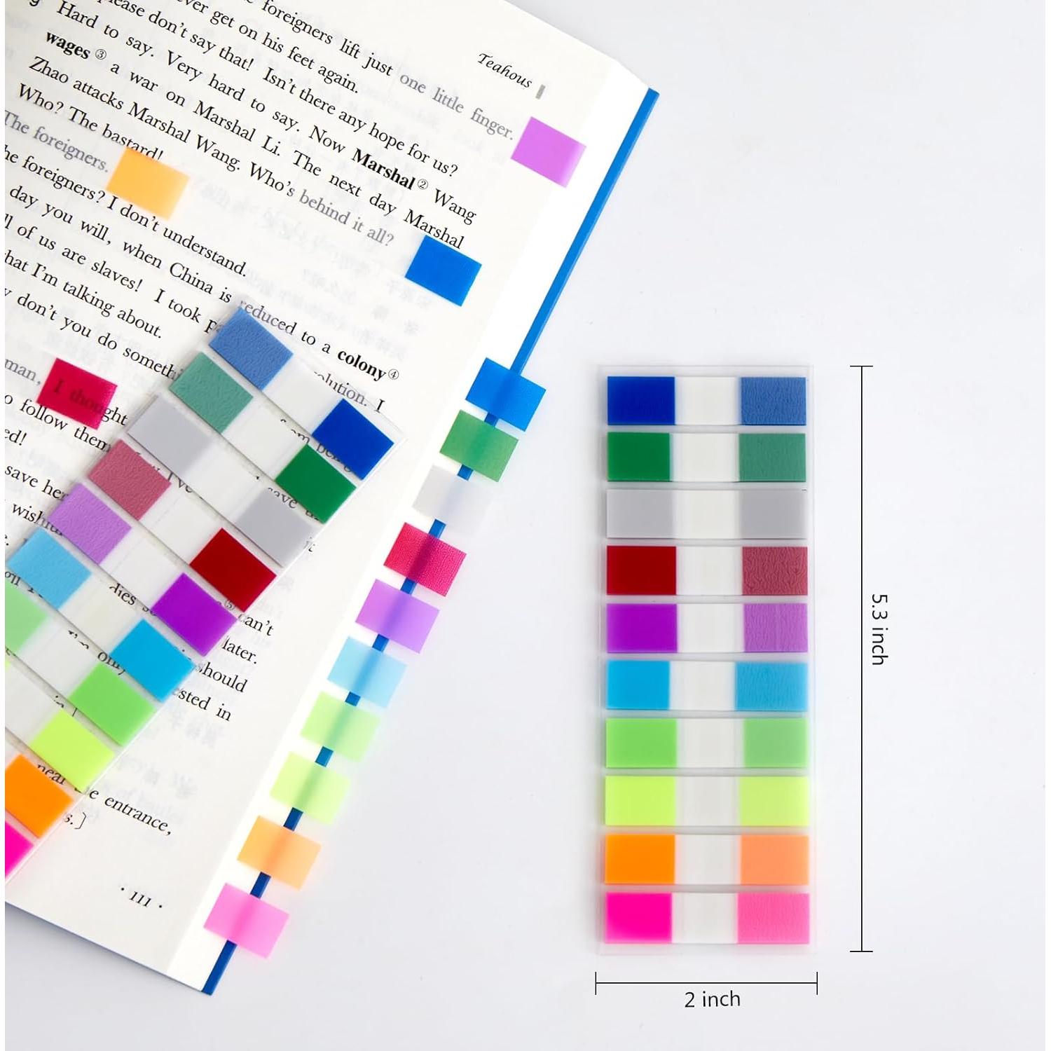 Marcadores de Páginas Adhesivos QUELLANCE 1000 Piezas 1.19cm