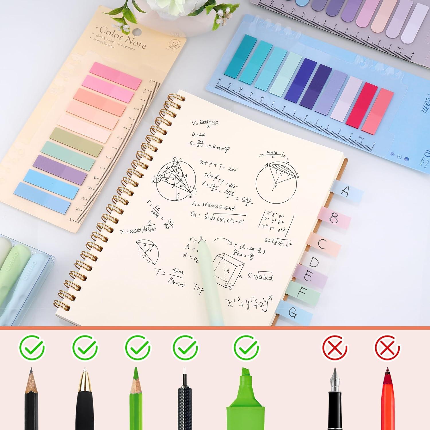 2000 Pestañas Adhesivas Transparentes JIANTA con Regla 10 Paquetes