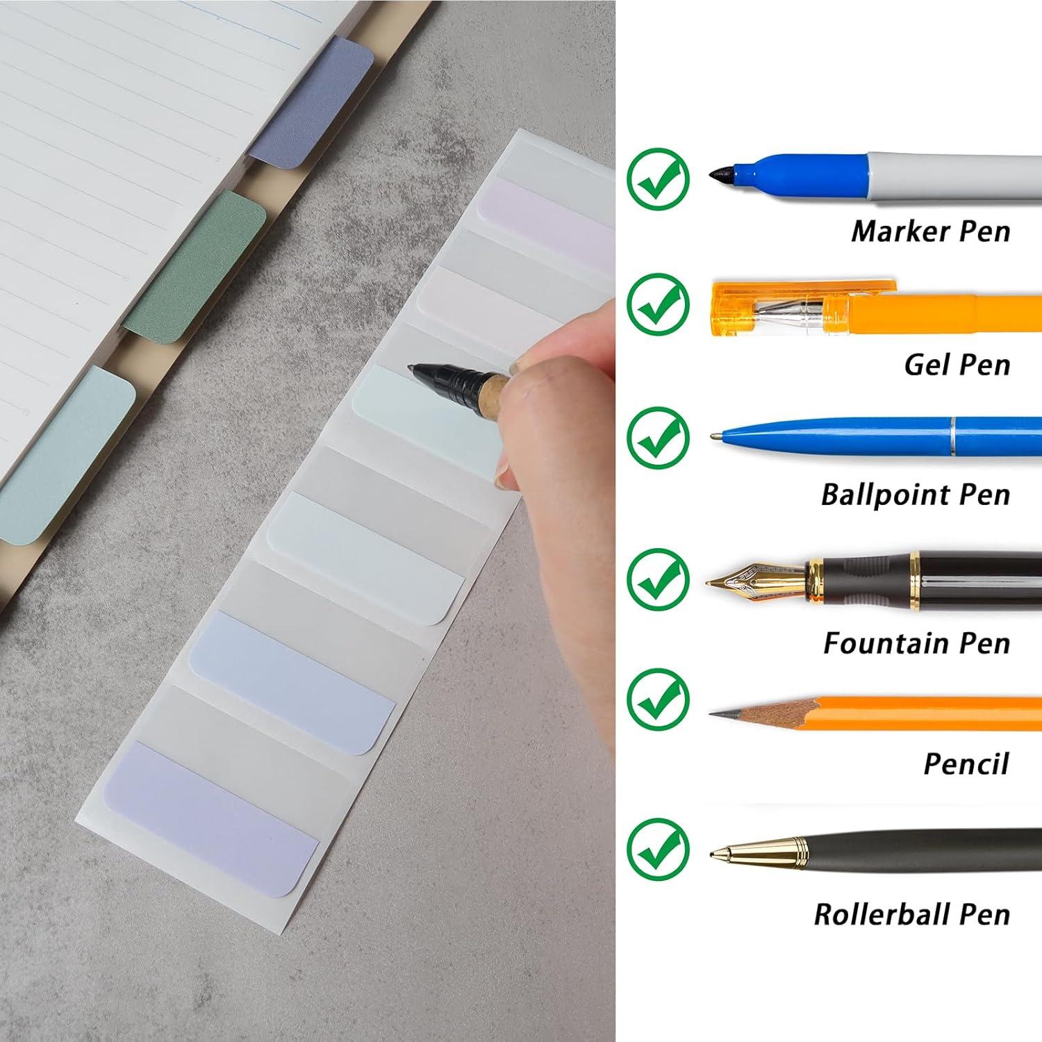 Pestañas Adhesivas Lumintutu 360pcs 18 Colores Reposicionables