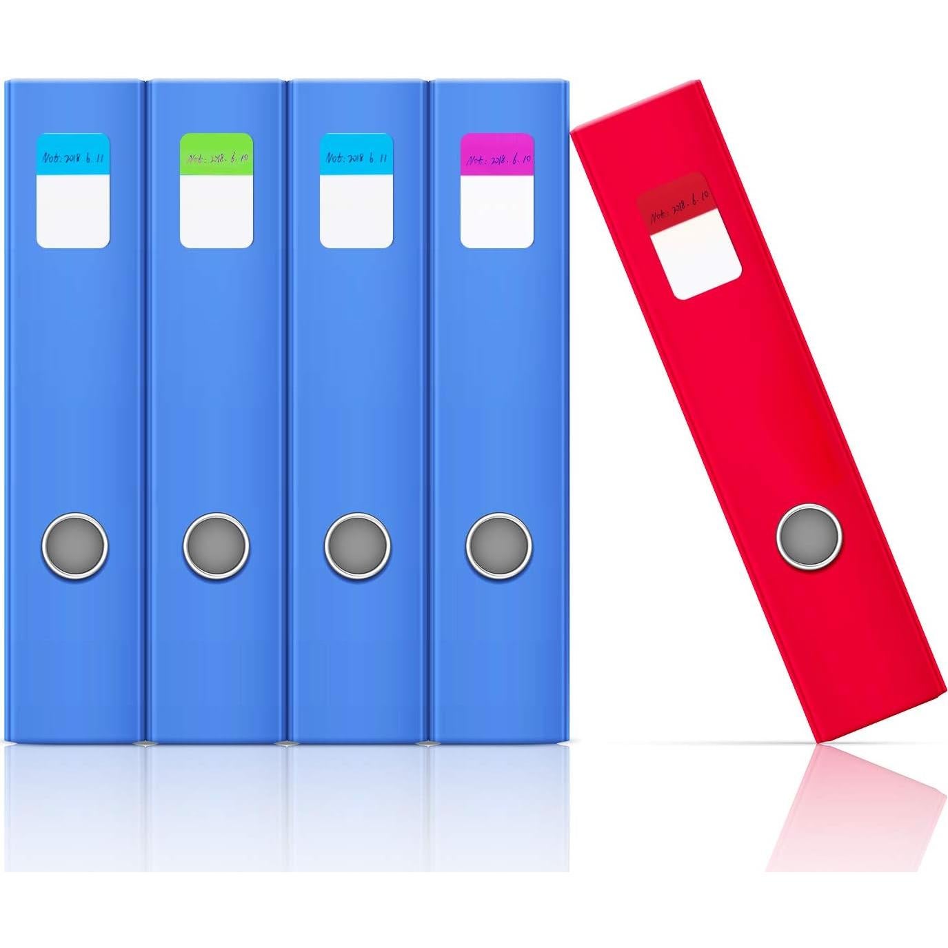 800 Piezas Pestañas Adhesivas JOVITEC 2.54 cm 12 Colores