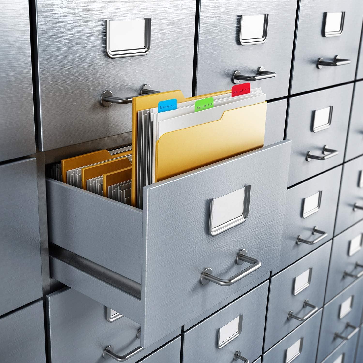 800 Piezas Pestañas Adhesivas JOVITEC 2.54 cm 12 Colores