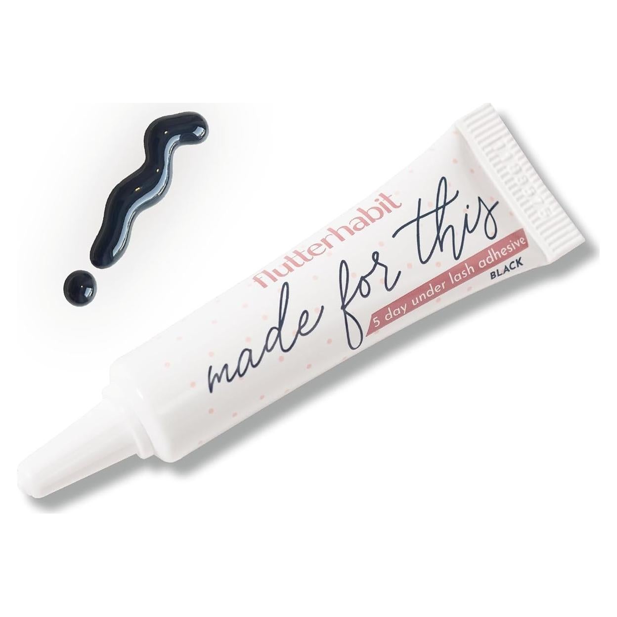 Adhesivo para Pestañas FlutterHabit Negro 9.1g - Secado Rápido