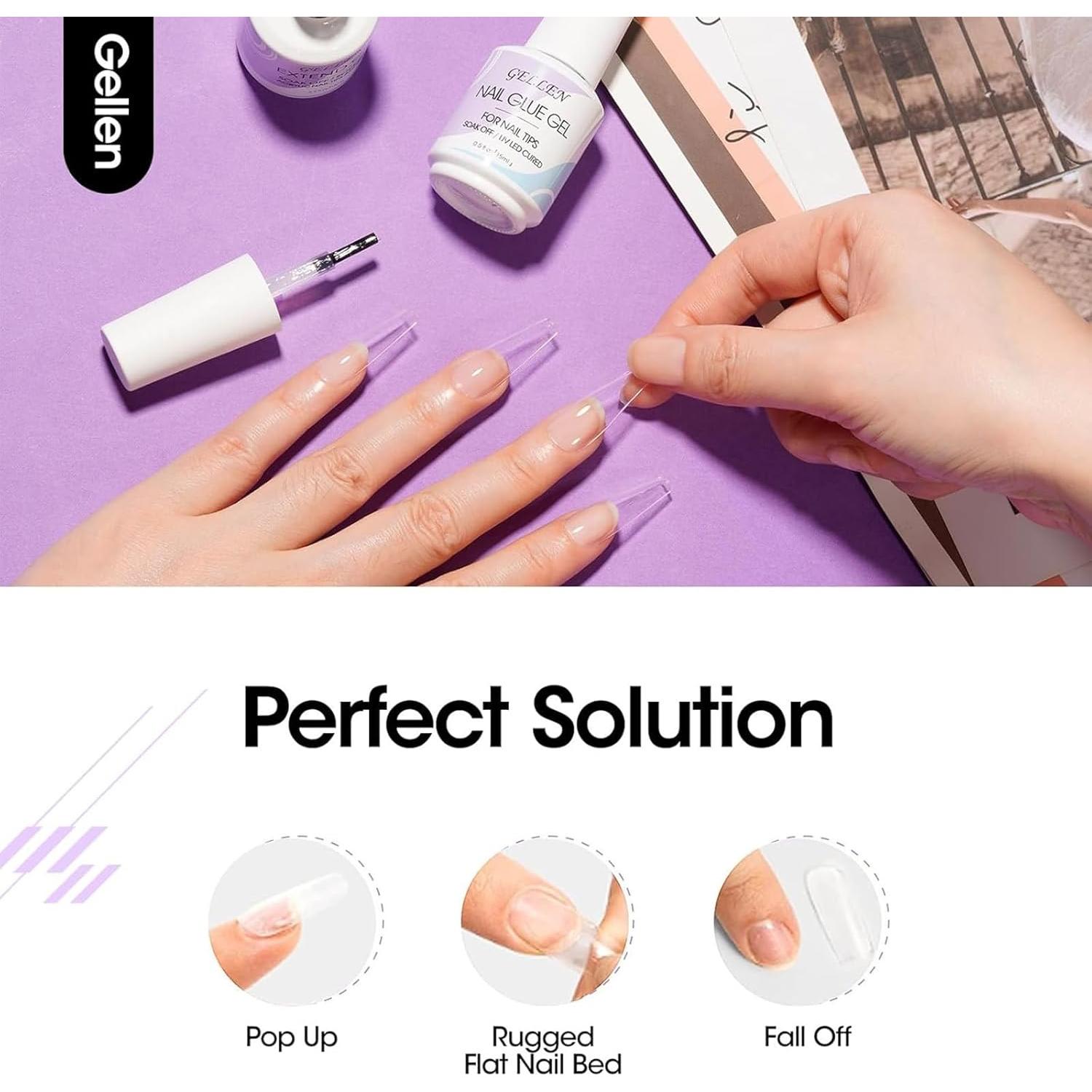 Gellen Pegamento para Uñas 5 en 1 UV 15ML - Gel Adhesivo