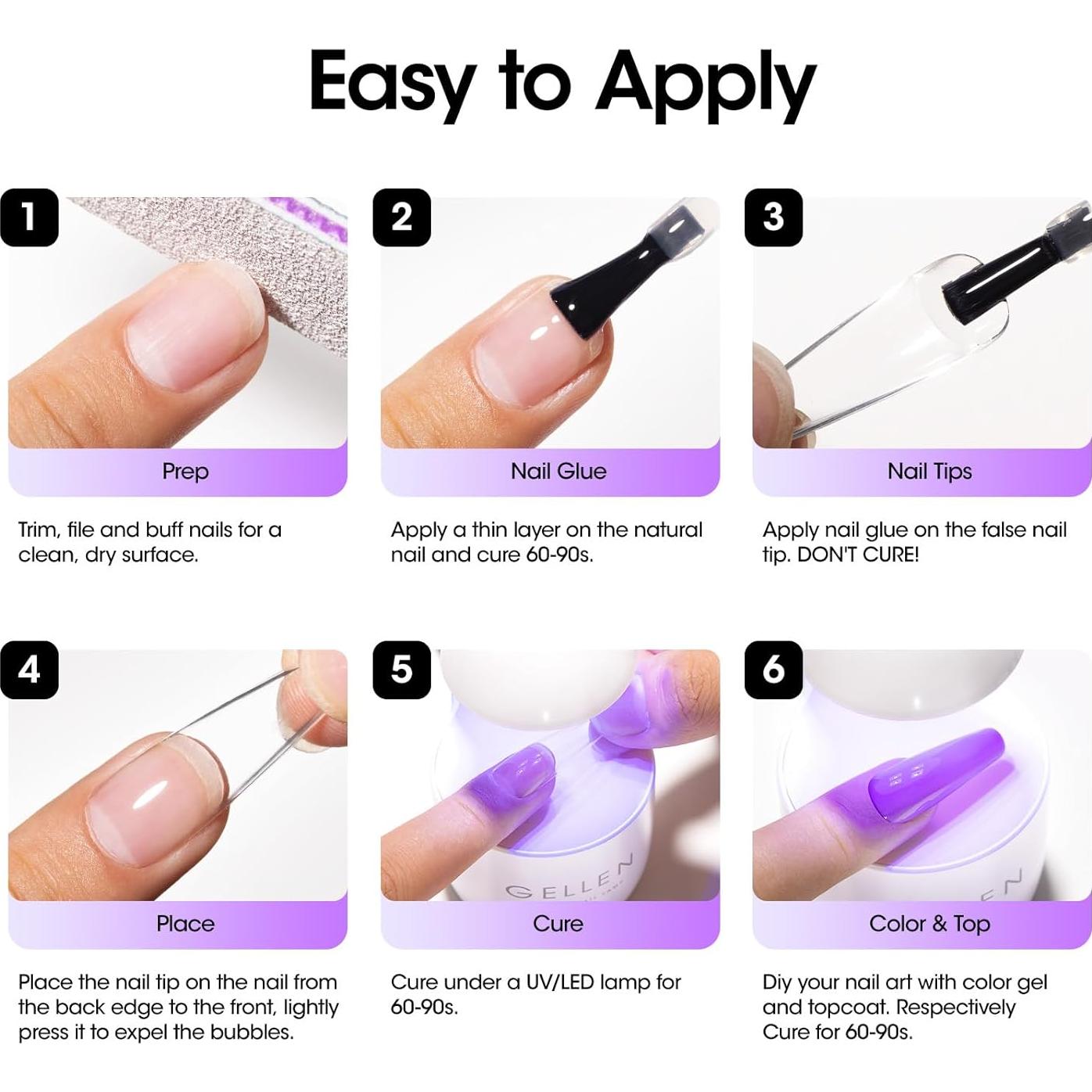 Gellen Pegamento para Uñas 5 en 1 UV 15ML - Gel Adhesivo