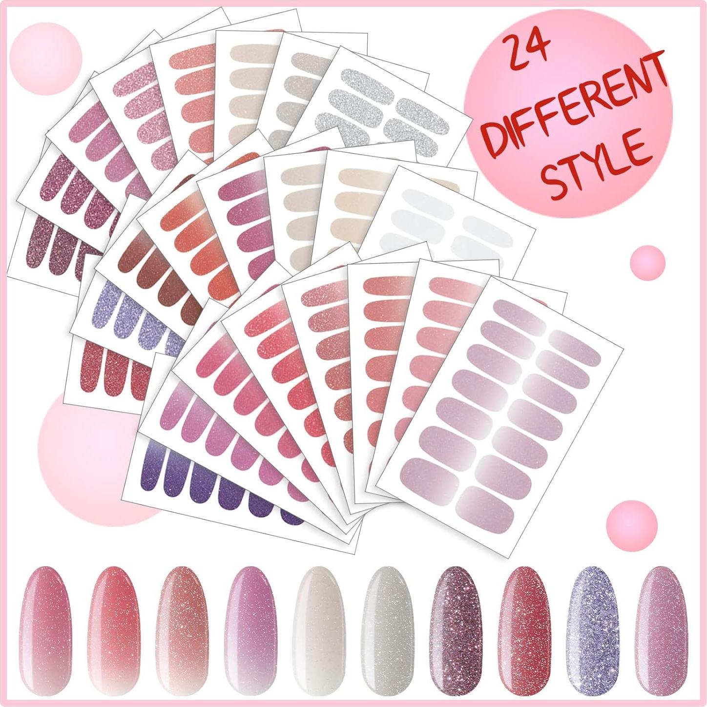 Stickers de Uñas Autoadhesivos Maitys 336 Piezas Estilo Elegante