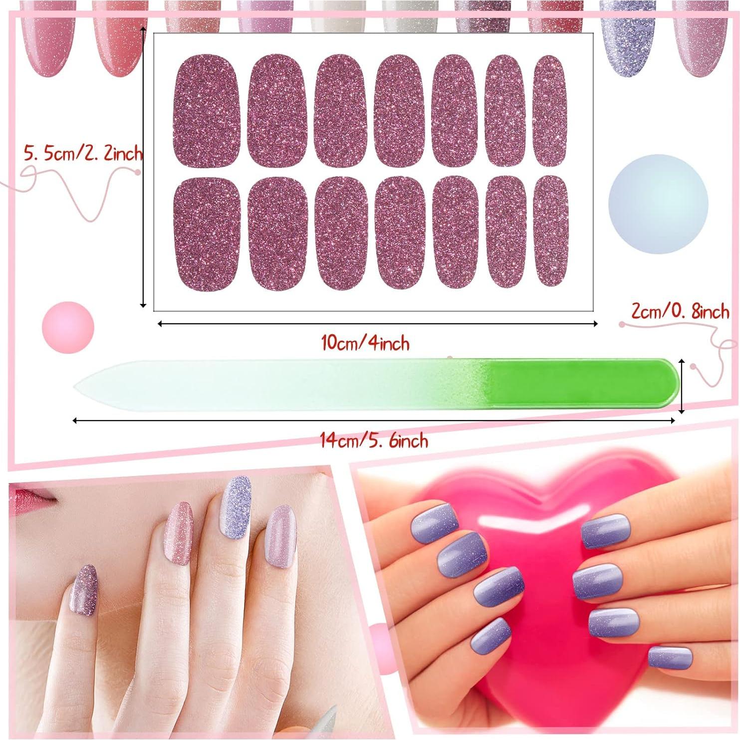 Stickers de Uñas Autoadhesivos Maitys 336 Piezas Estilo Elegante