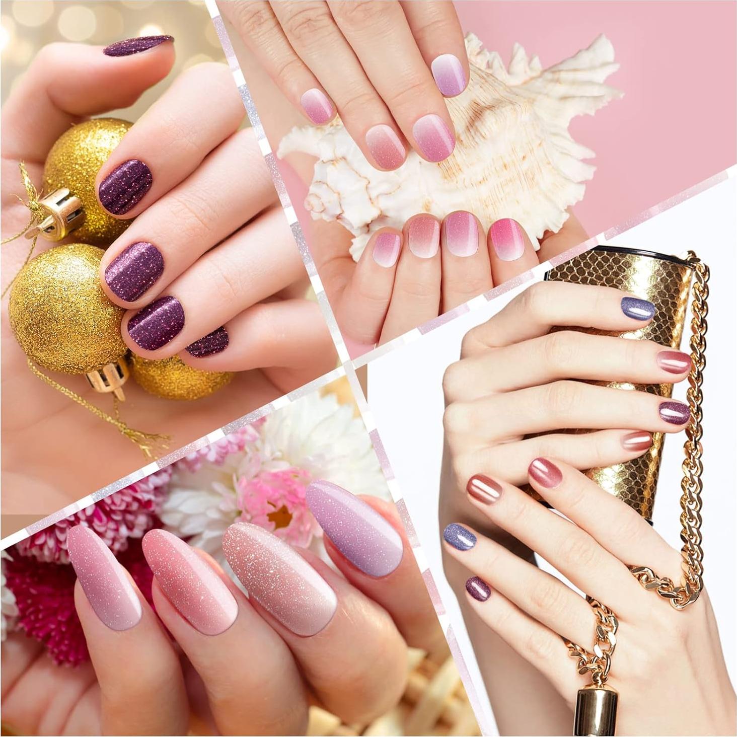 Stickers de Uñas Autoadhesivos Maitys 336 Piezas Estilo Elegante