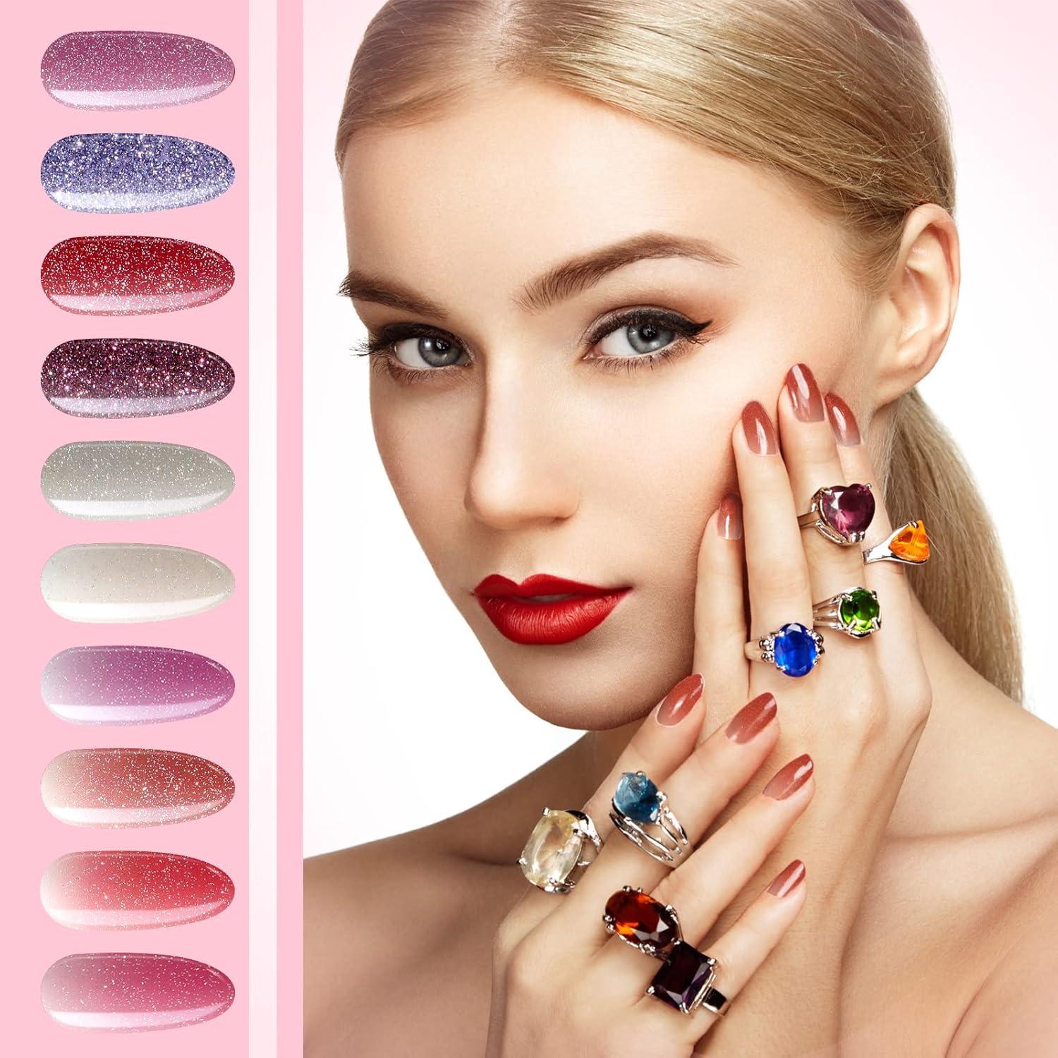 Stickers de Uñas Autoadhesivos Maitys 336 Piezas Estilo Elegante