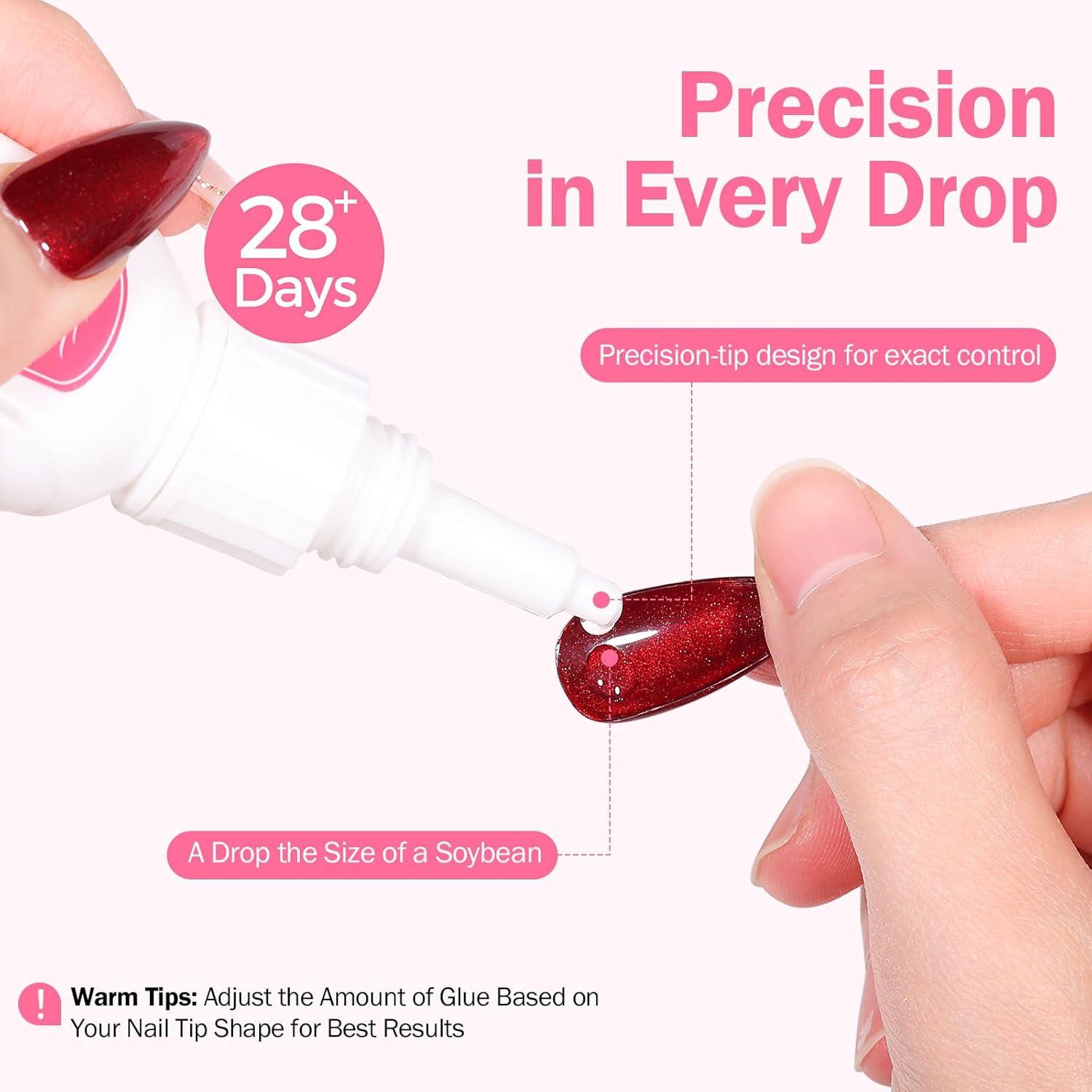 Pegamento de Uñas GELLAKTIK 15g + Removedor 15ml - Secado Rápido