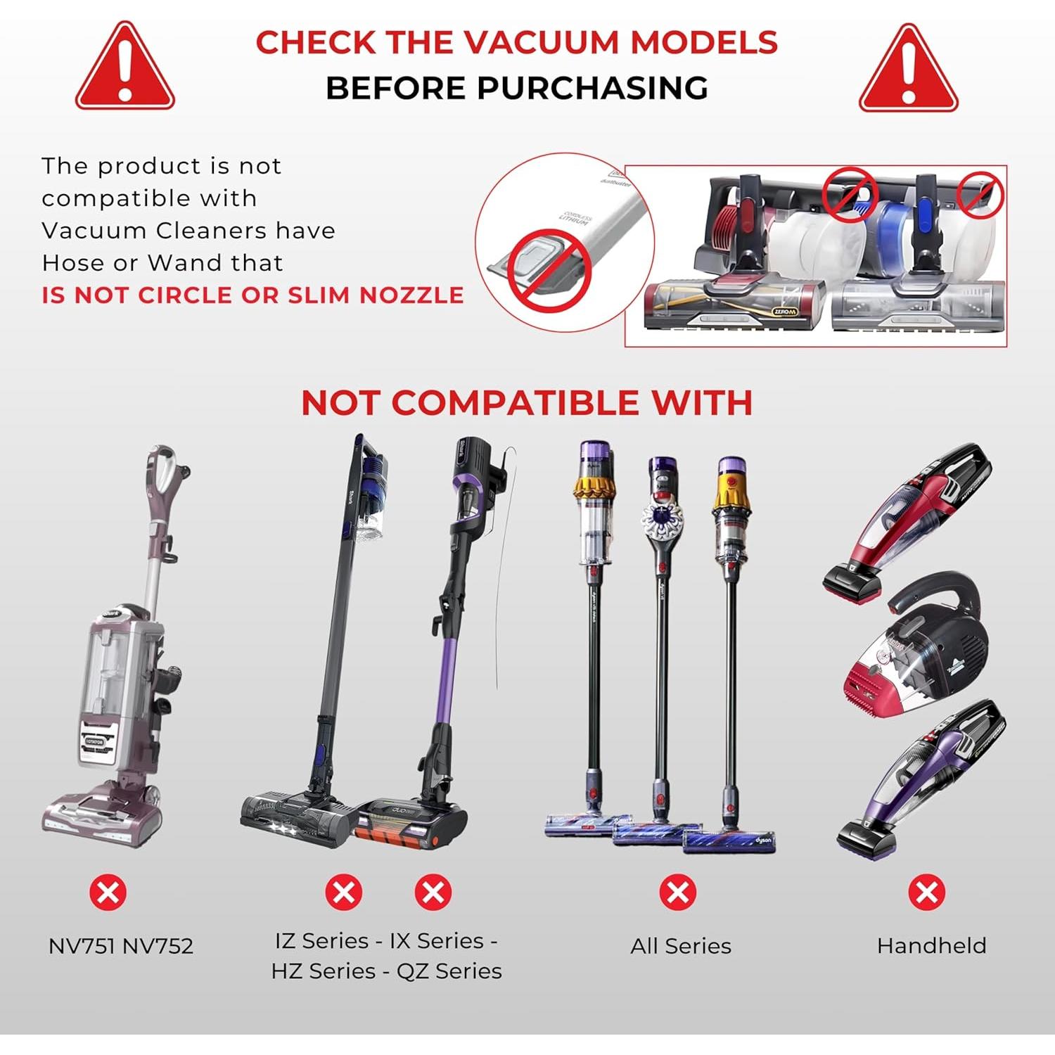 Kit de Accesorios para Aspiradoras VACEXT - 6 Piezas + Adaptadores