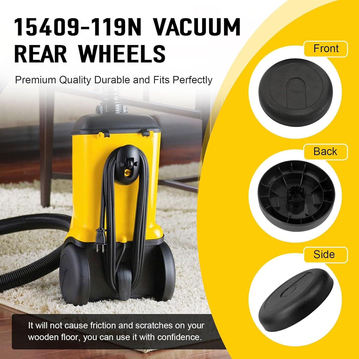 Ruedas Traseras de Vacío Batator 15409-119N para Aspiradoras Eureka