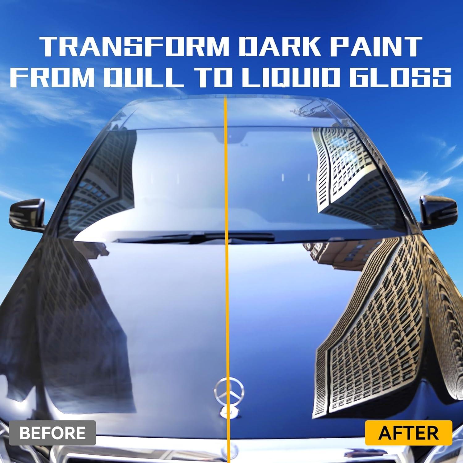 Cera para Autos Negra Carnauba 180g - Brillo y Protección