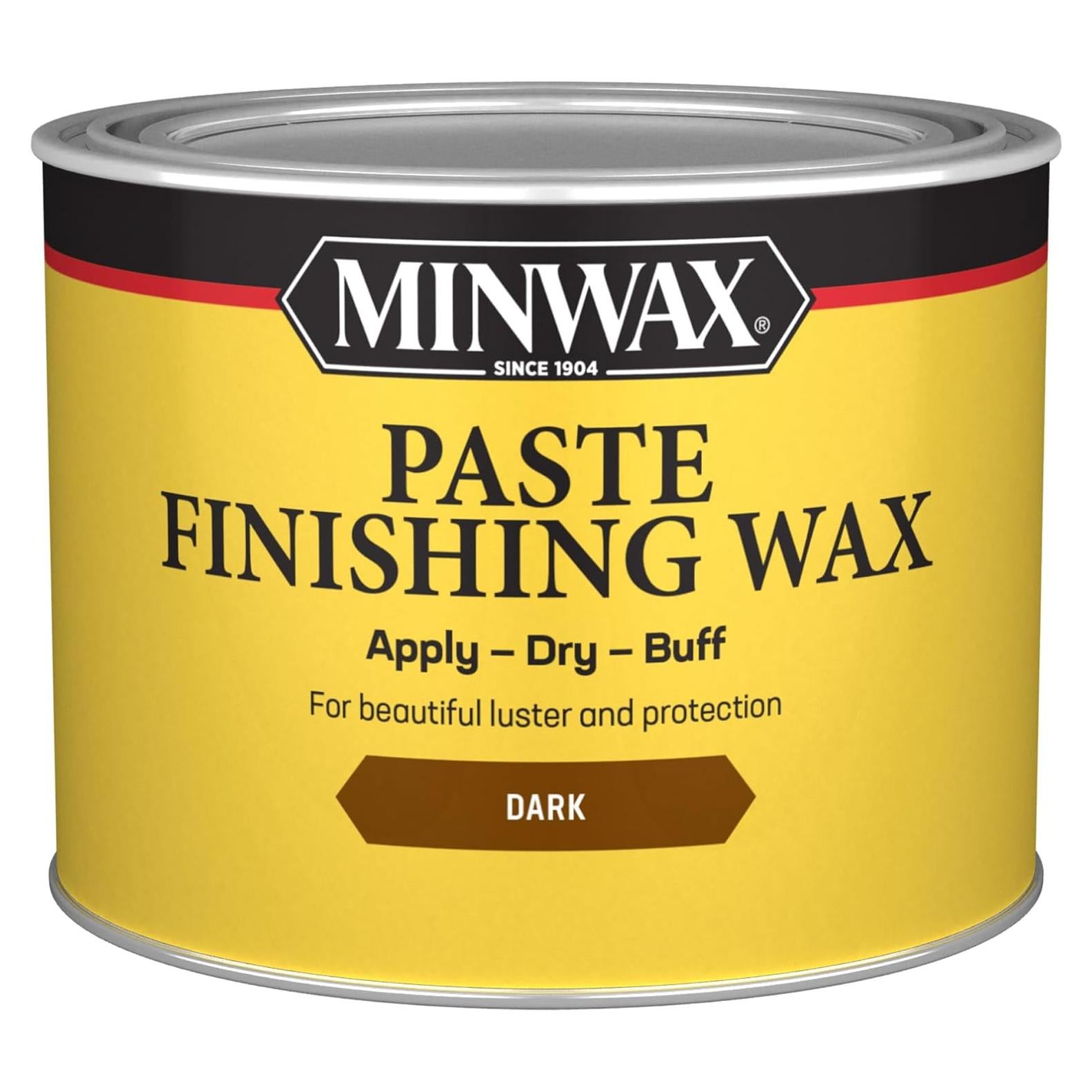 Cera de Acabado en Pasta Minwax Oscura 454g - Pulido Madera