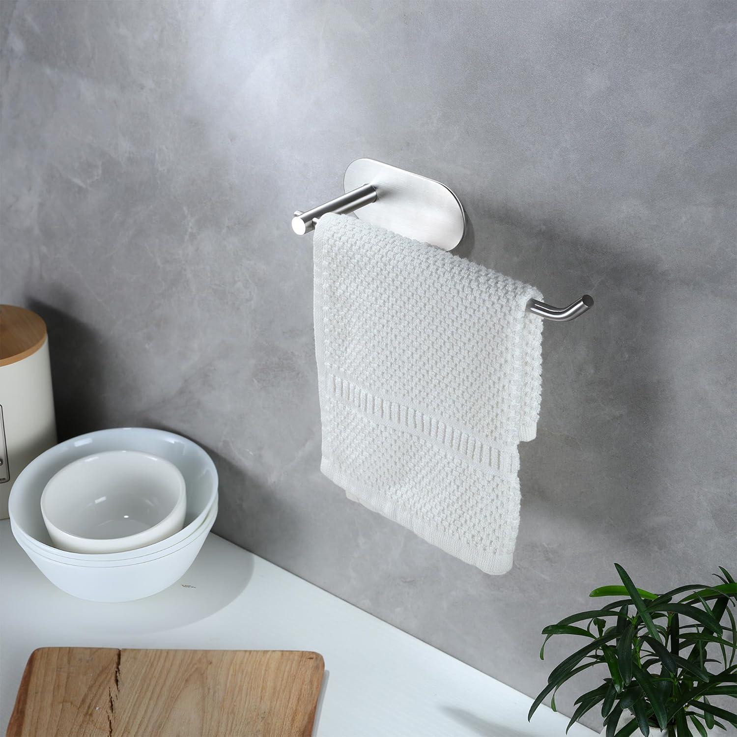 Soporte para Toallas de Mano SUNTECH Acero Inoxidable 2 Paquetes