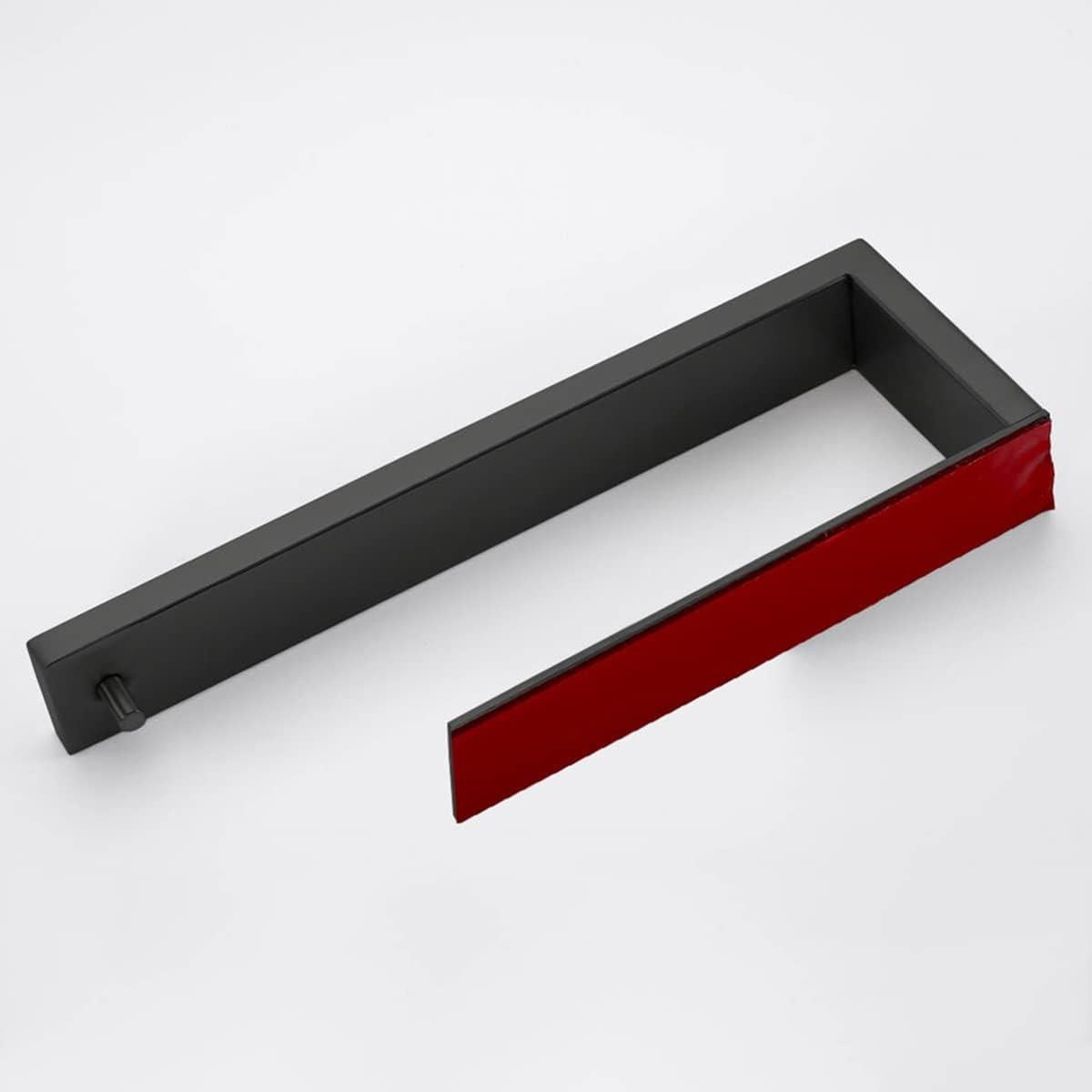 Soporte de Toalla Autoadhesivo Hallyware Acero Inoxidable Negro Mate