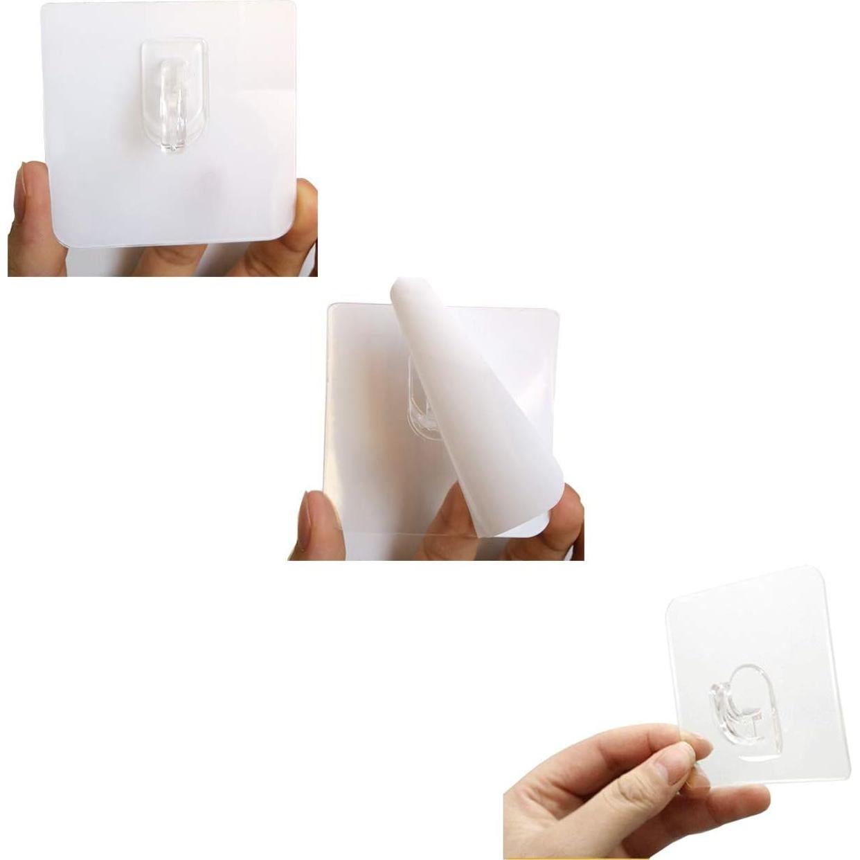 Gancho de Succión Adhesivo Lancher 4 Paquetes 9.07 kg Blanco