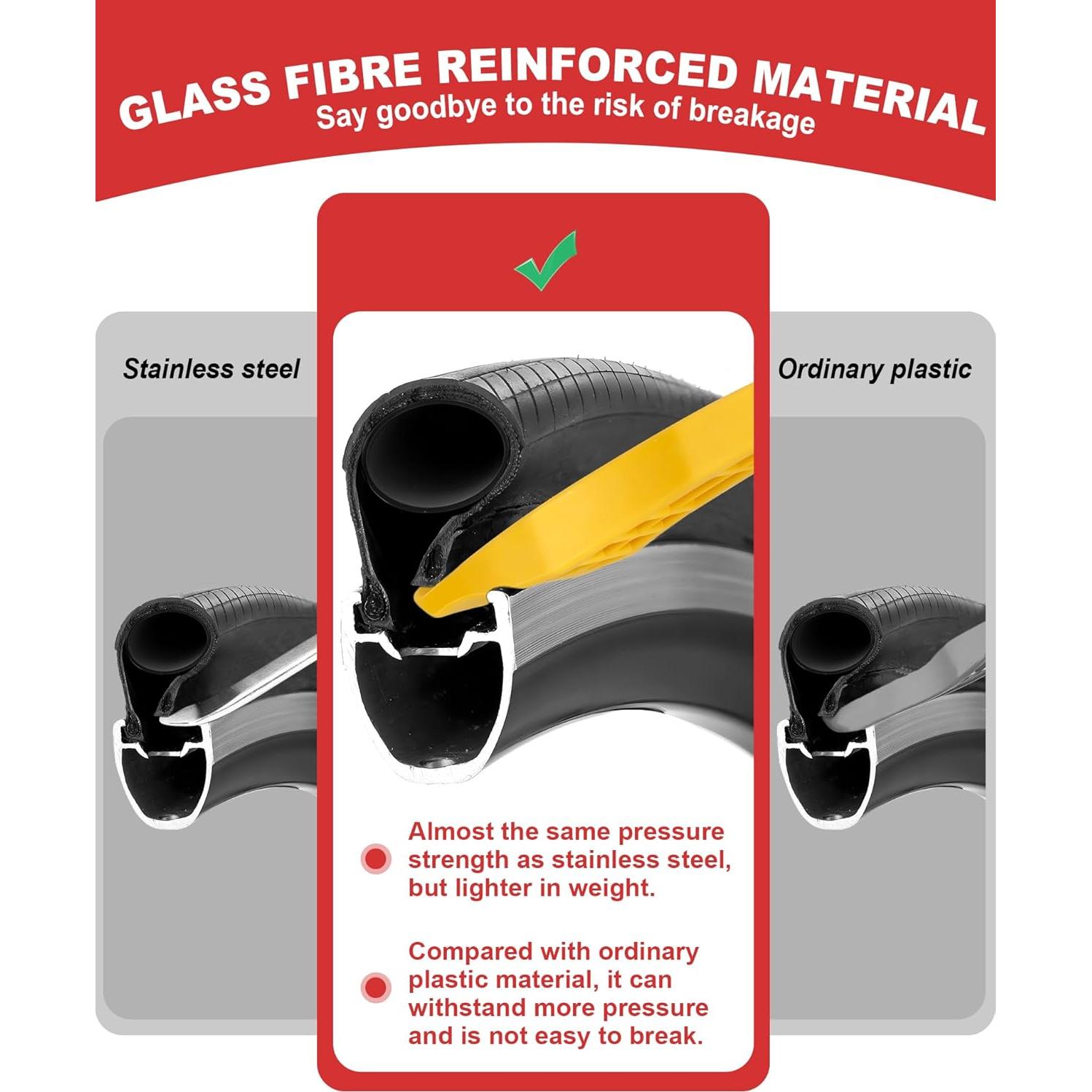 Kit de Reparación de Neumáticos de Bicicleta Cyctravel JSB-0831 con 20 Piezas