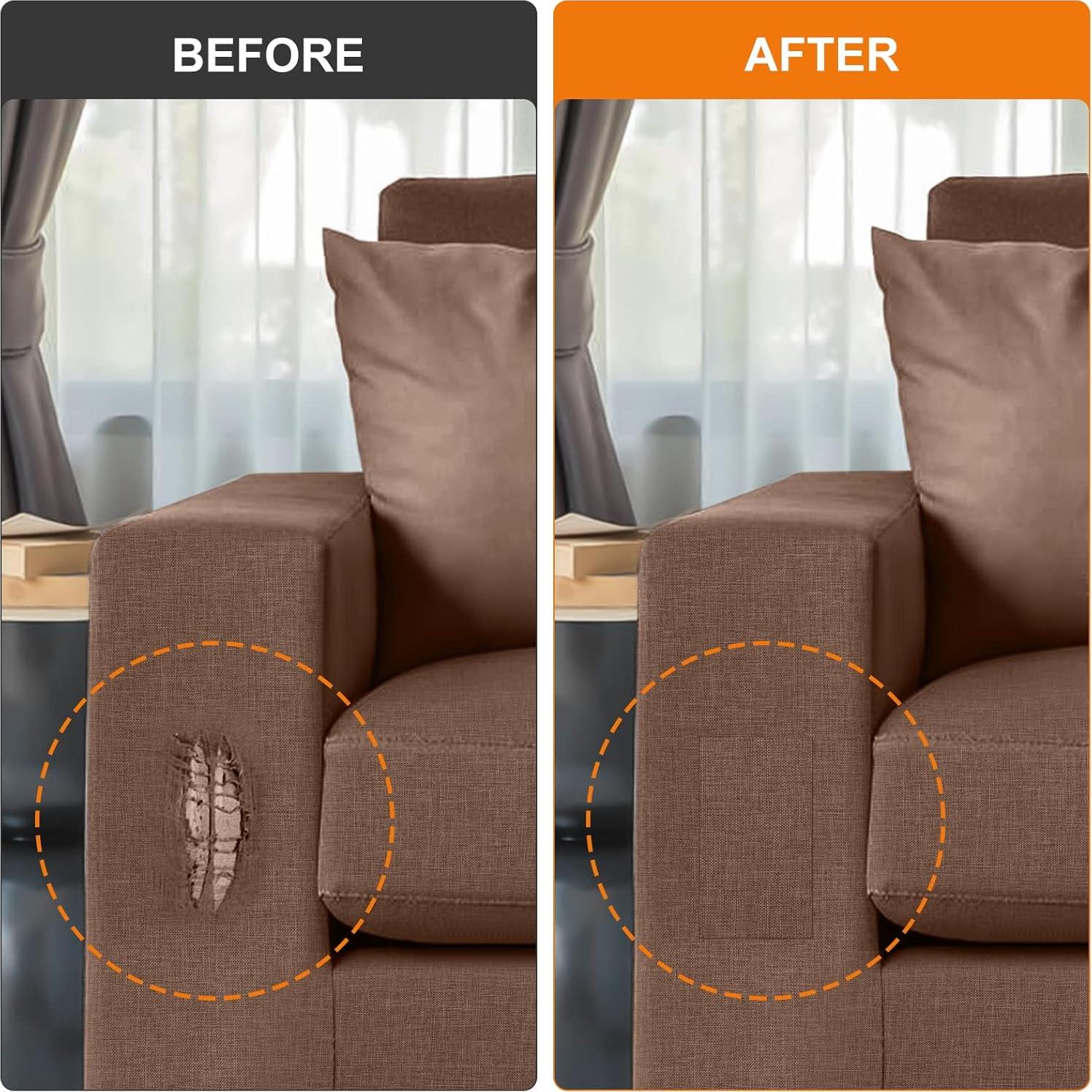 Parche de reparación autoadhesivo Cahomo 10x160 cm Marrón