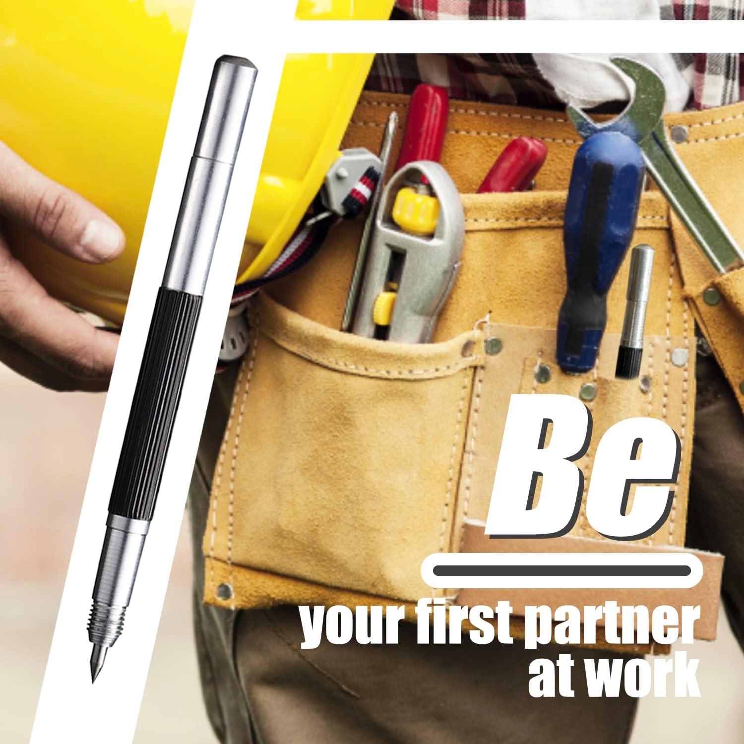 Scriber Doble Cabeza Tungsteno Deartisan 4 Paquetes 9.5 Mohs