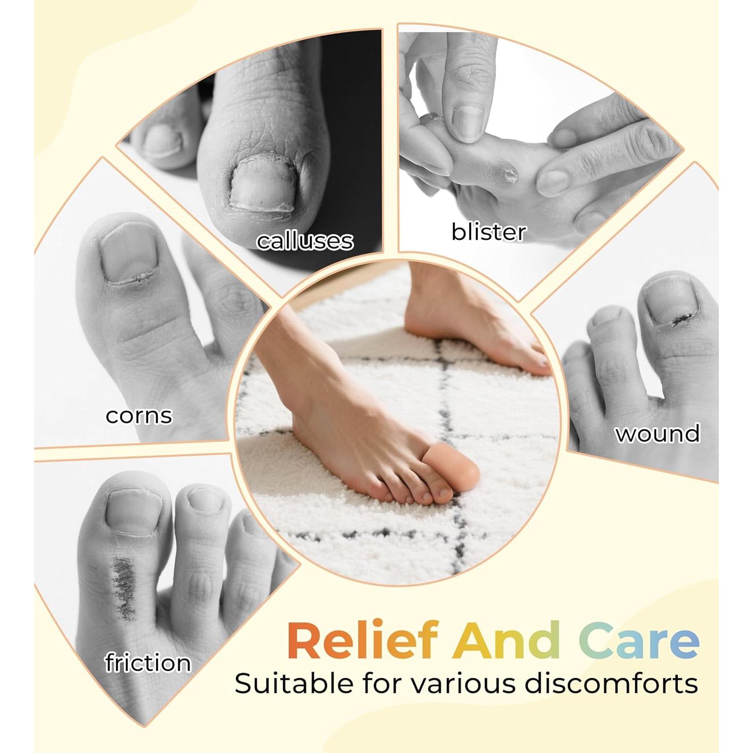 MasterMo 12 Capsulas de Gel para Dedo Gordo - Protección y Alivio