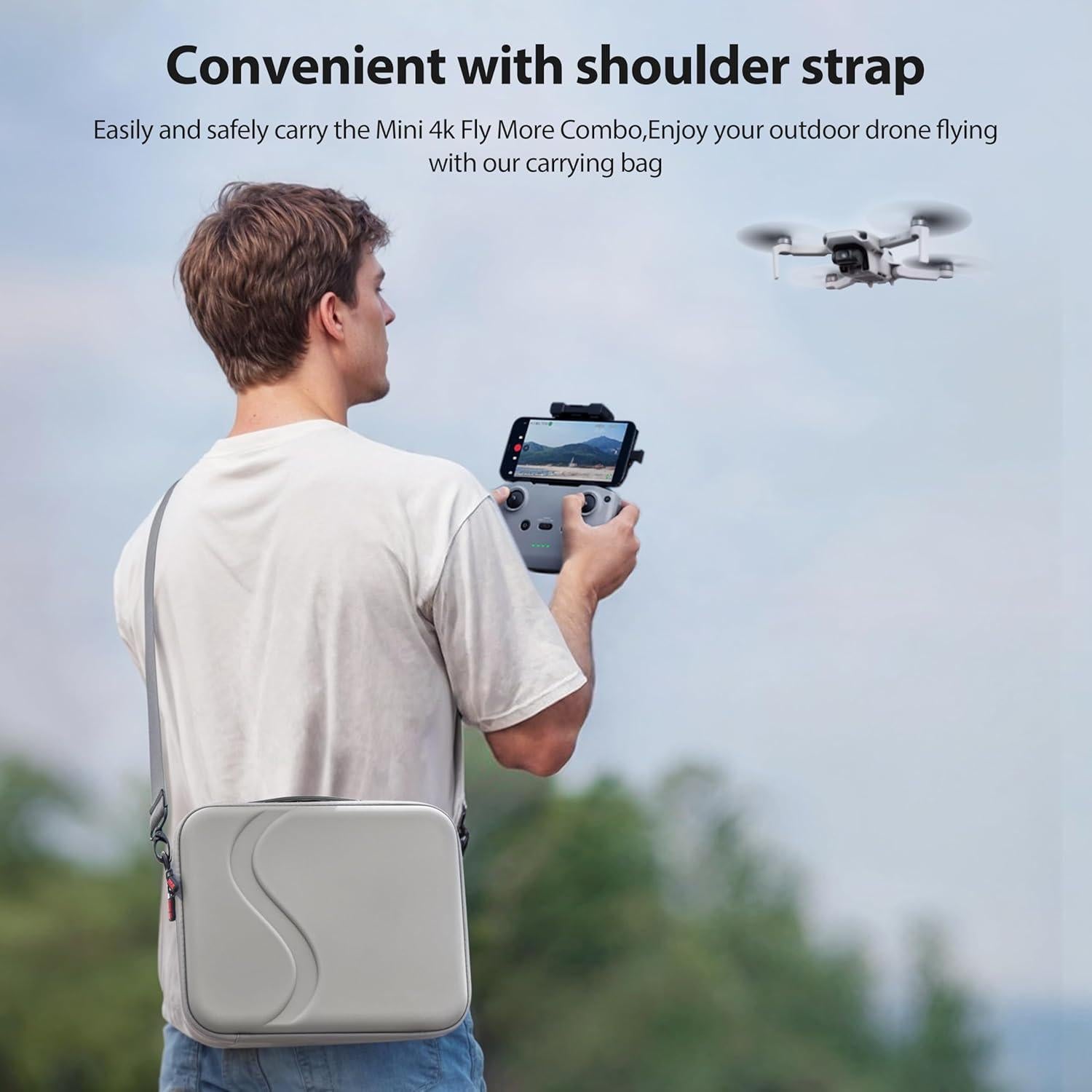 Funda de Transporte Portátil Tomat para DJI Mini 4K y Mini 2 SE