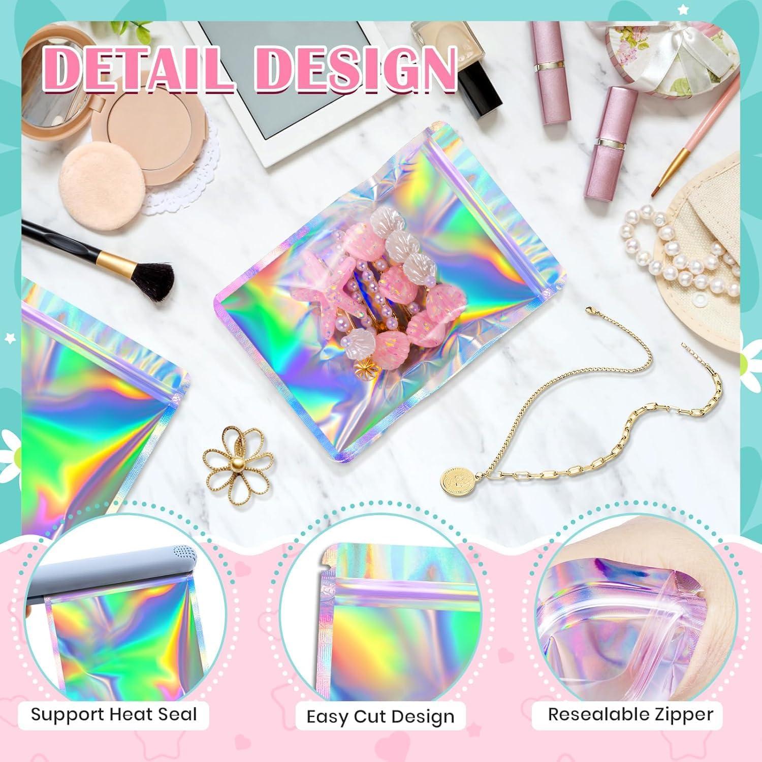 Bolsas Holográficas Transparentes FUNFERY 10.16x15.24cm 50 Unidades