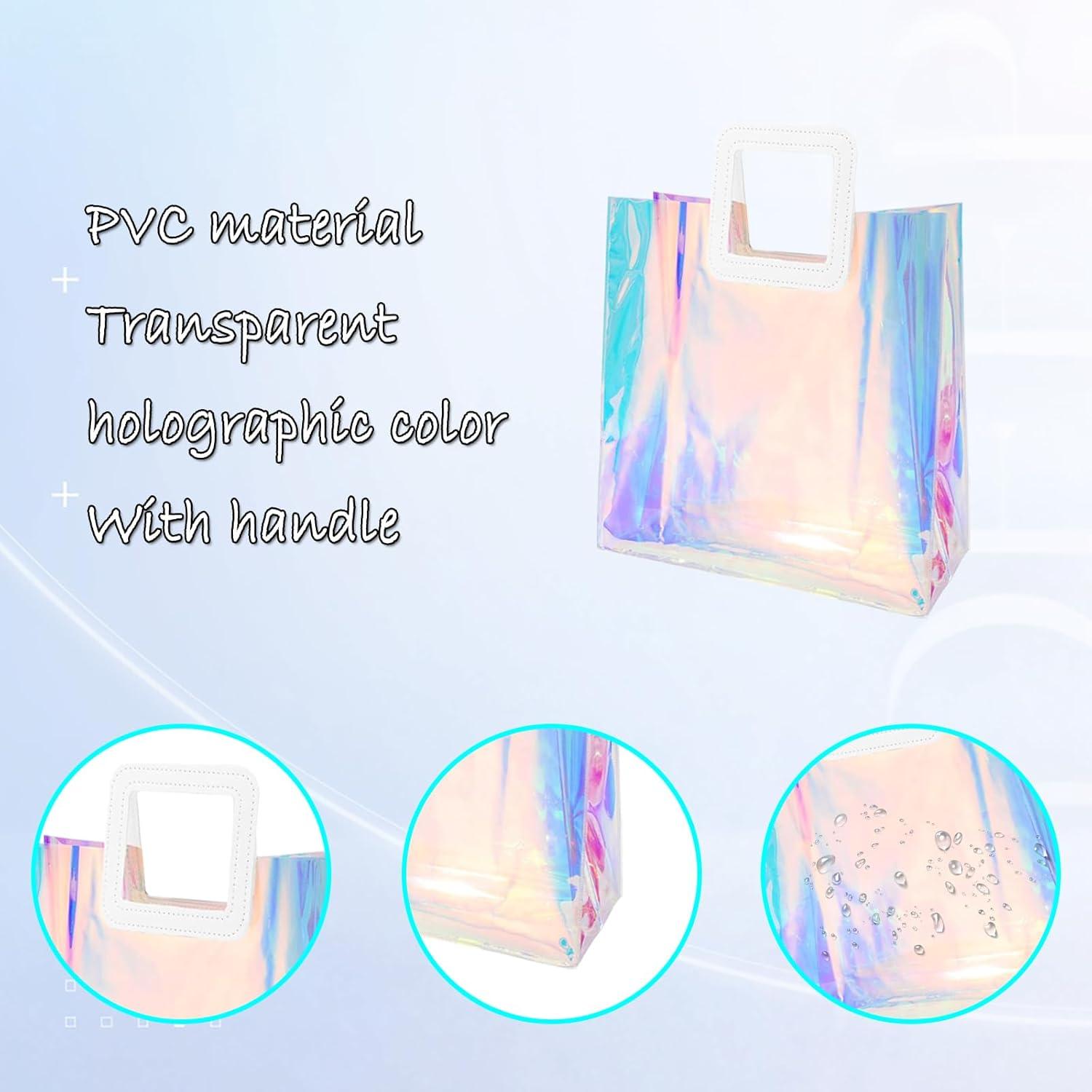 Bolsas de Regalo Holográficas Voittozege 20 Pcs 21.6x20.3x10.2 cm