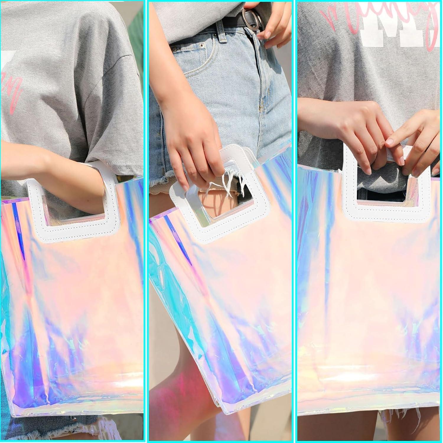 Bolsas de Regalo Holográficas Voittozege 20 Pcs 21.6x20.3x10.2 cm