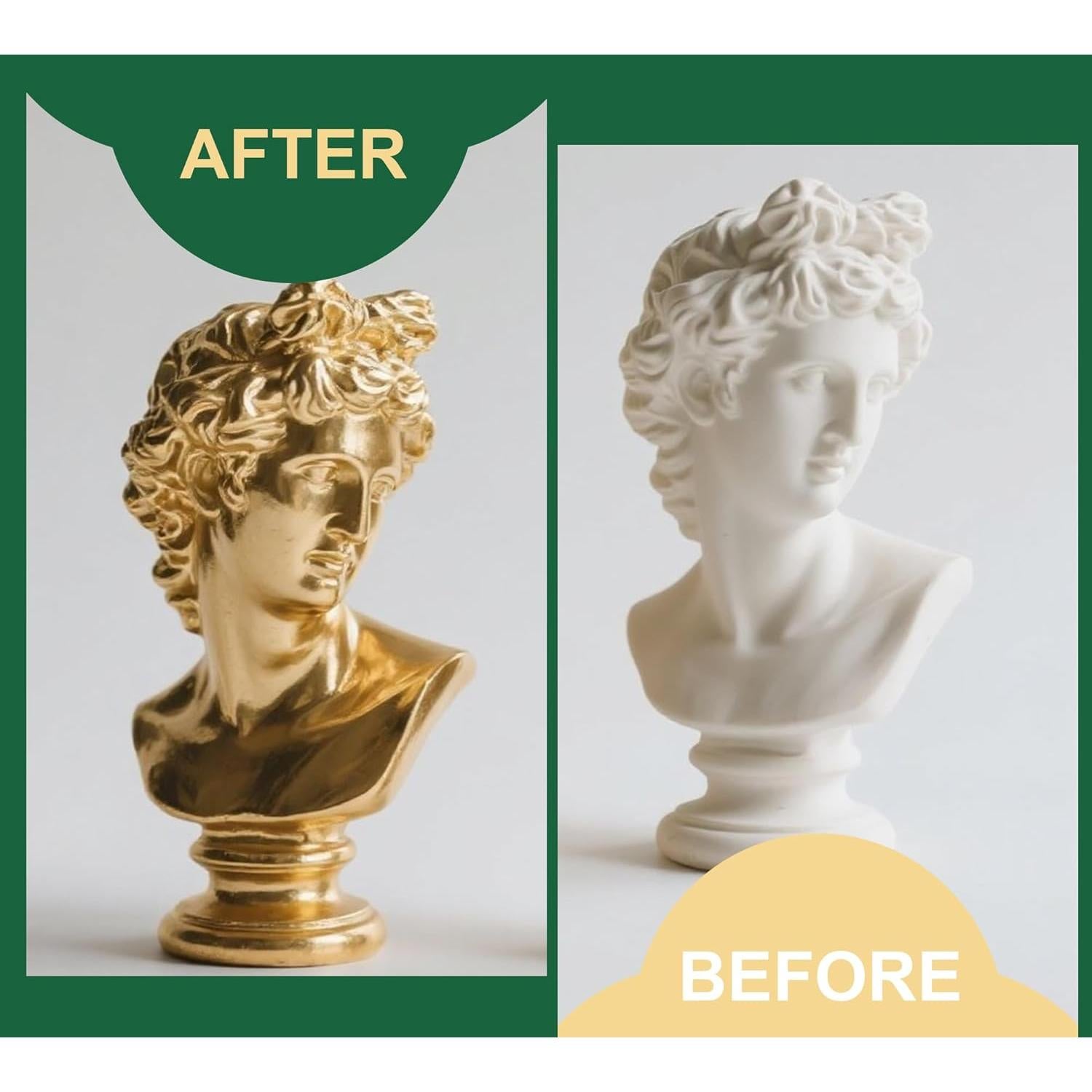 Kit de Hoja de Oro YumCraft 100ml Adhesivo y Barniz Brillante