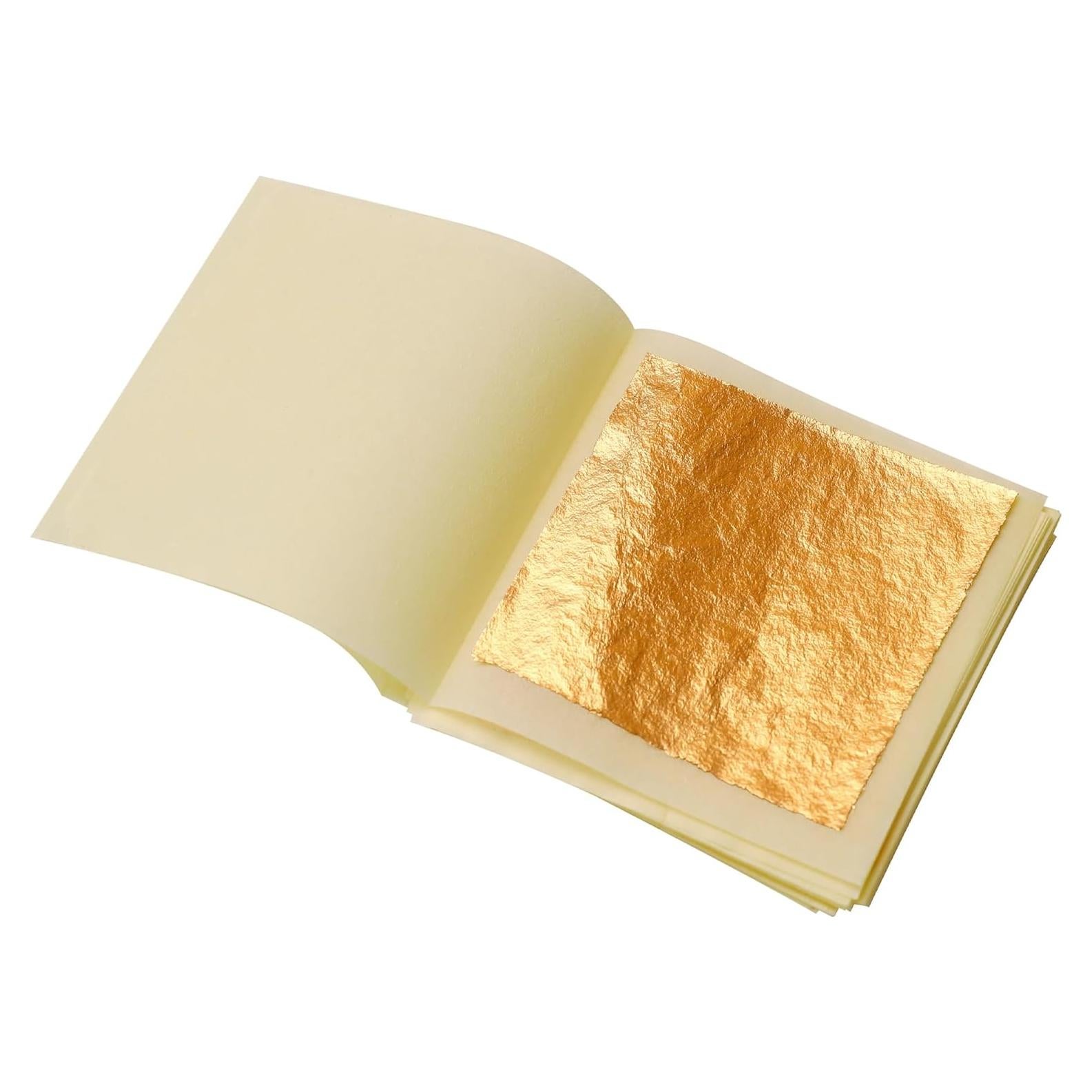 Hojas de Oro 24K KIRIN - 20 Hojas 5x5 cm Decoración