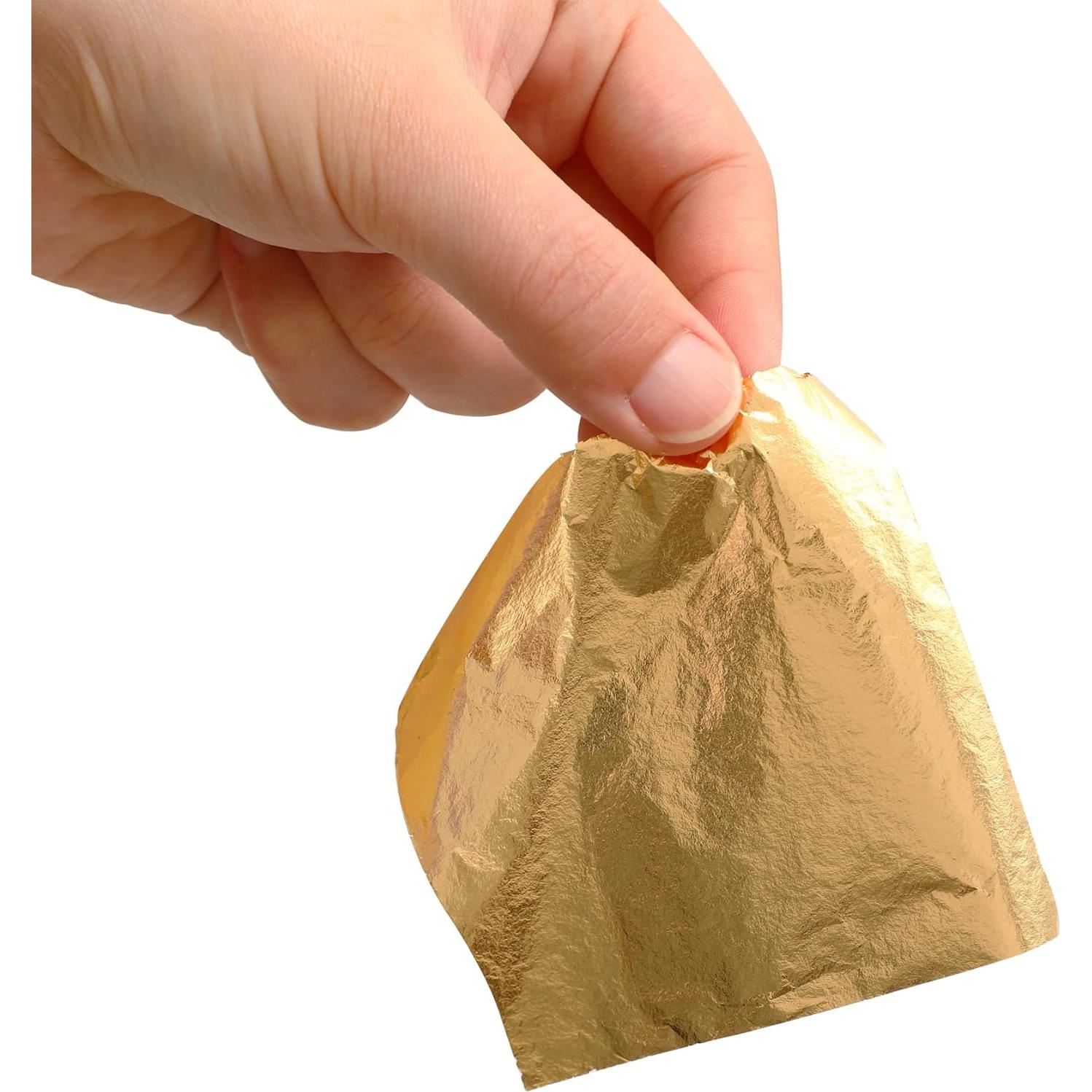 Hojas de Oro 24K KIRIN - 20 Hojas 5x5 cm Decoración